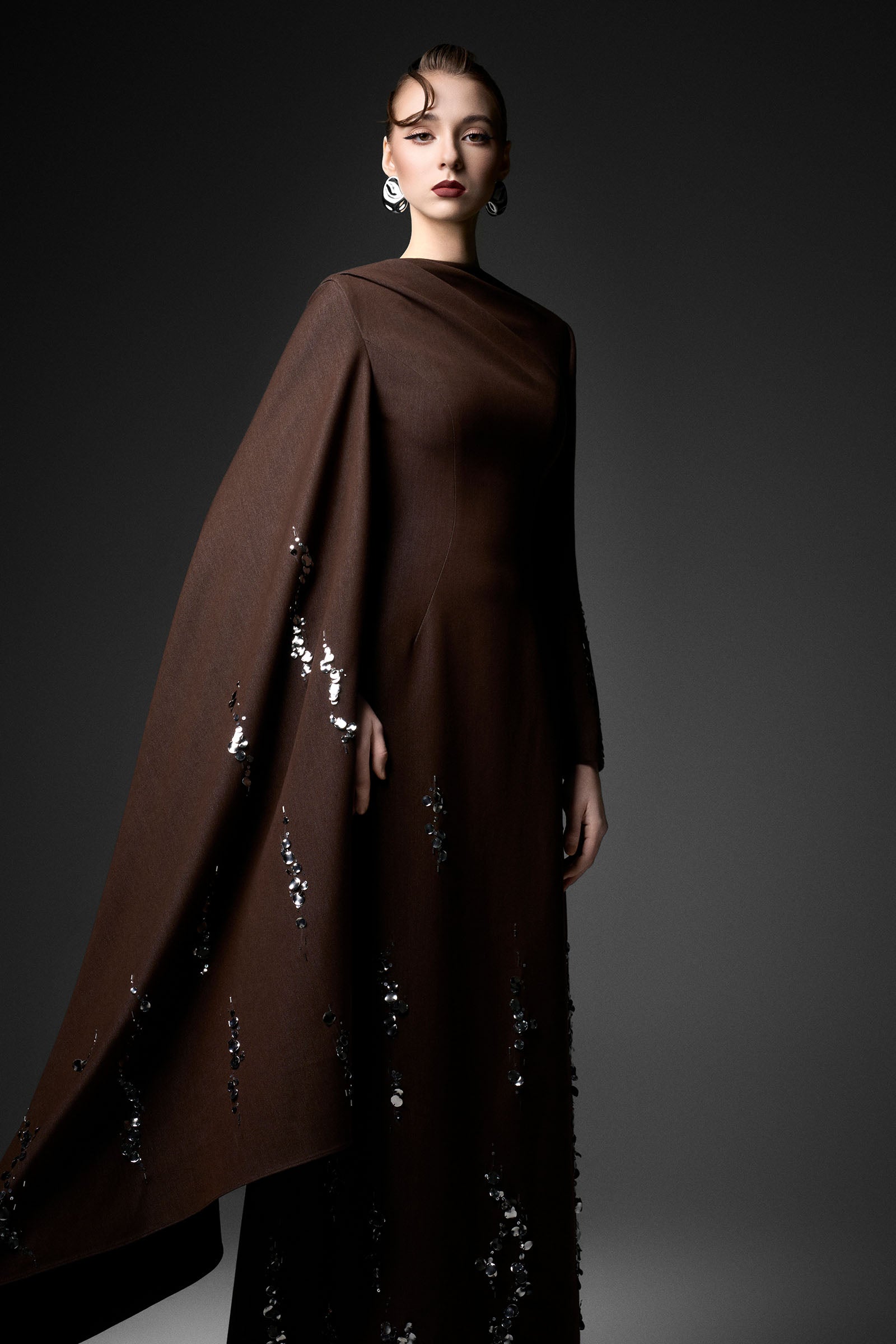 Évanie Sequin Maxi Dress