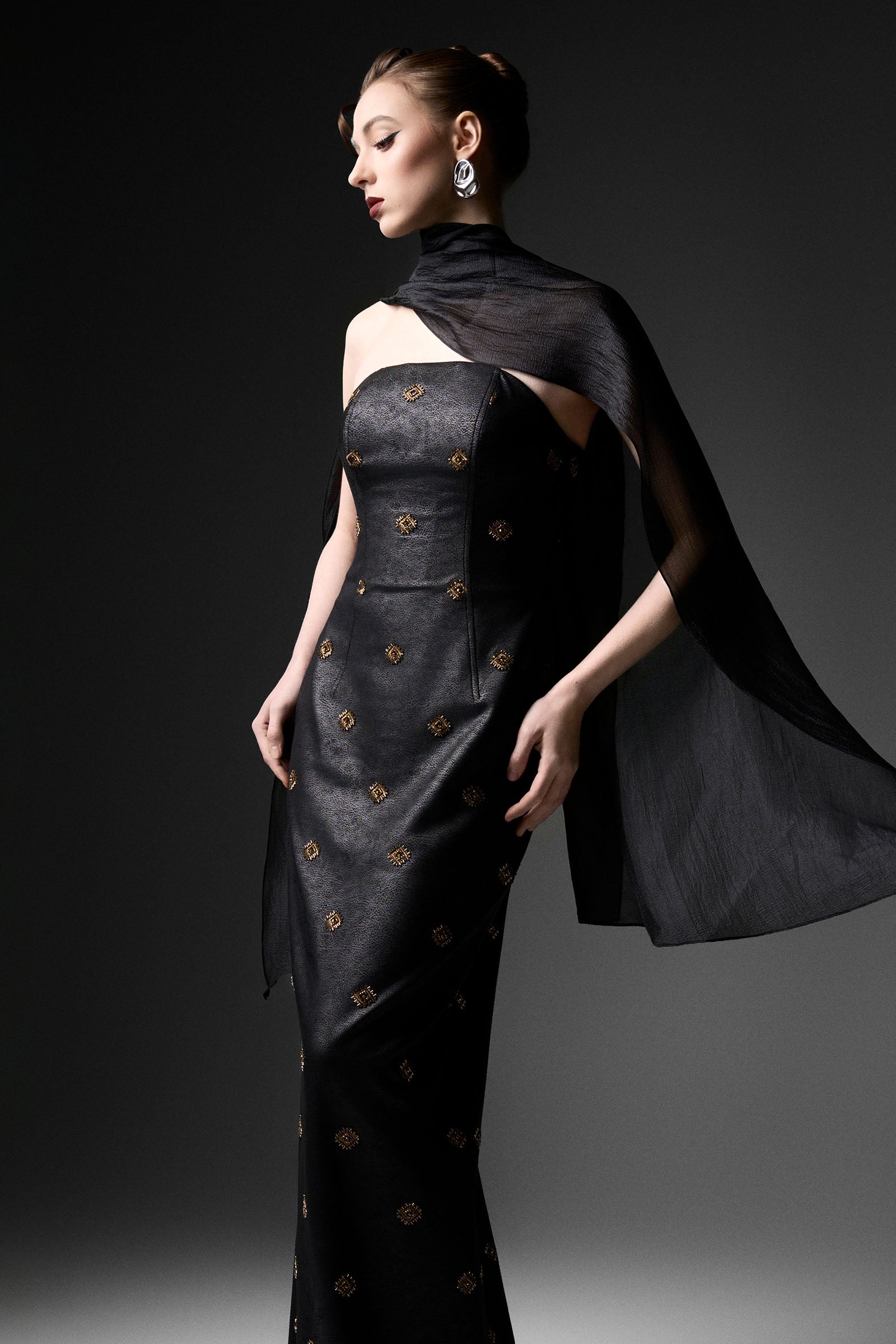 Ondée Bead Maxi Dress
