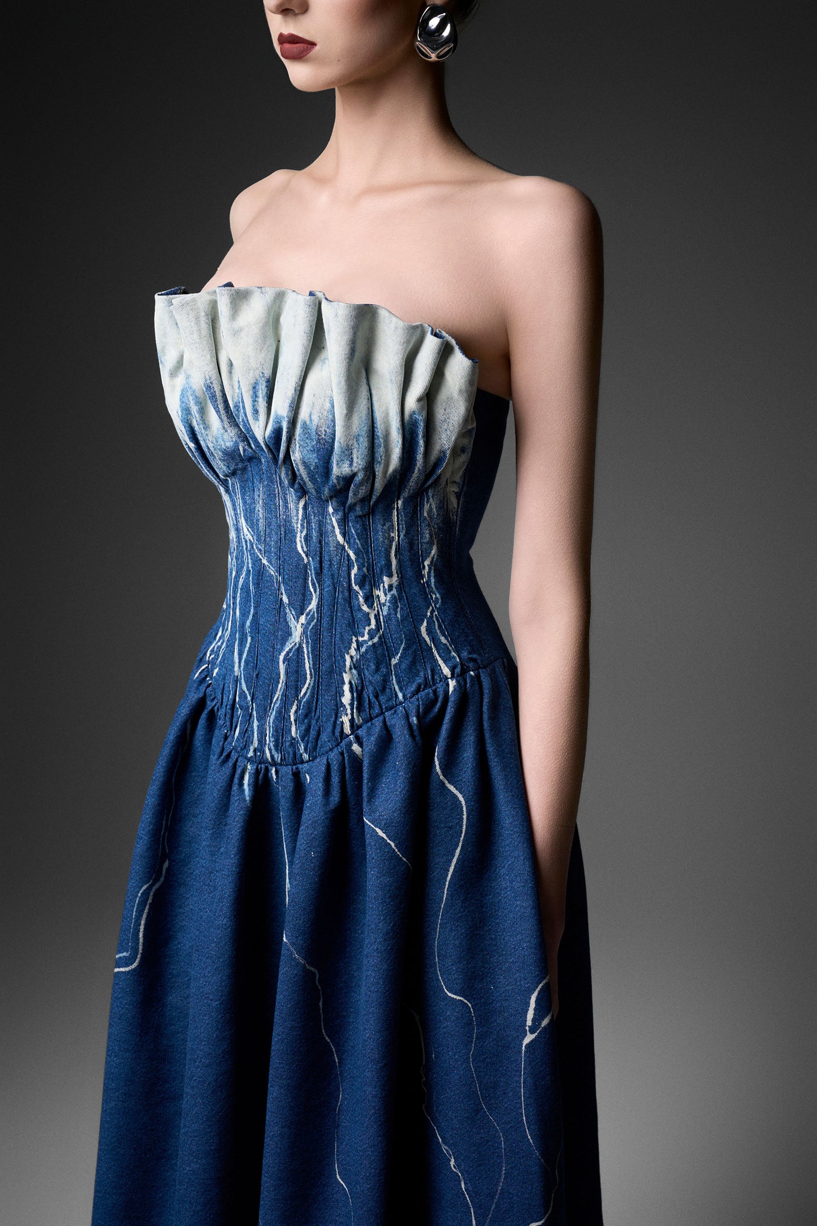 Serena Ruched Maxi Dress