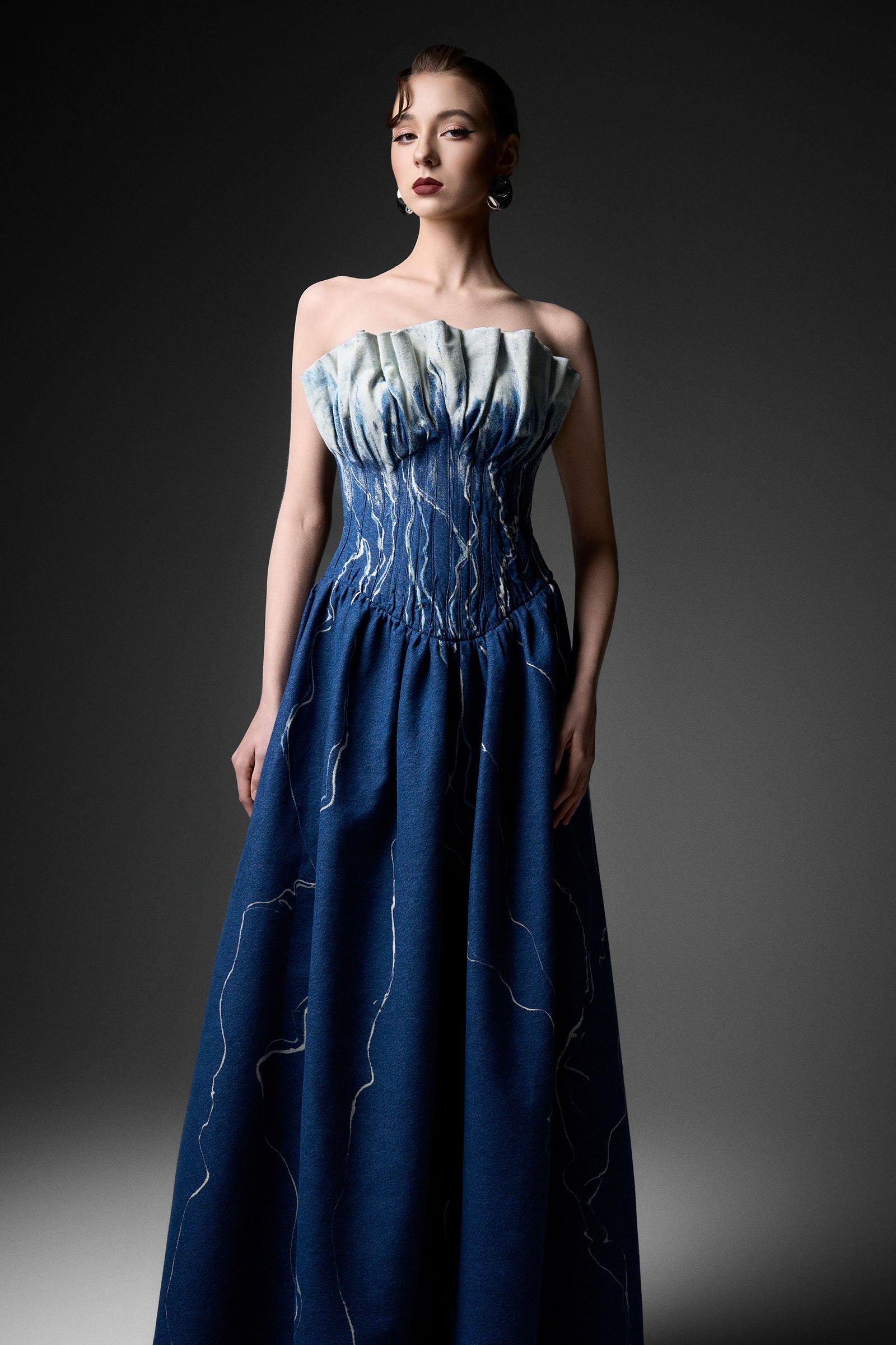 Serena Ruched Maxi Dress
