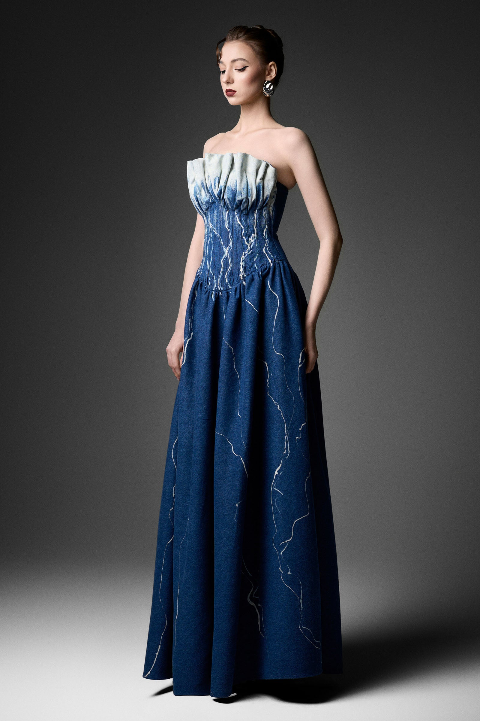 Serena Ruched Maxi Dress