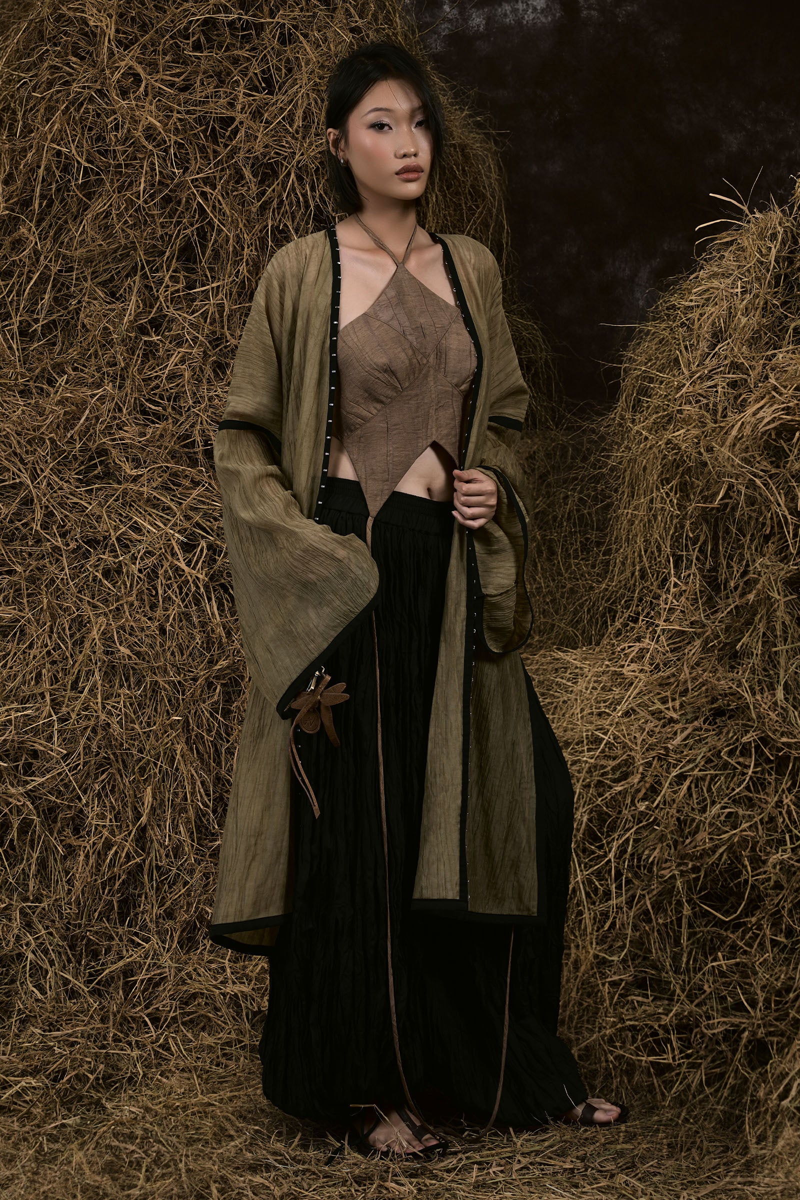 Giap Hat Wide Sleeve Ao Dai