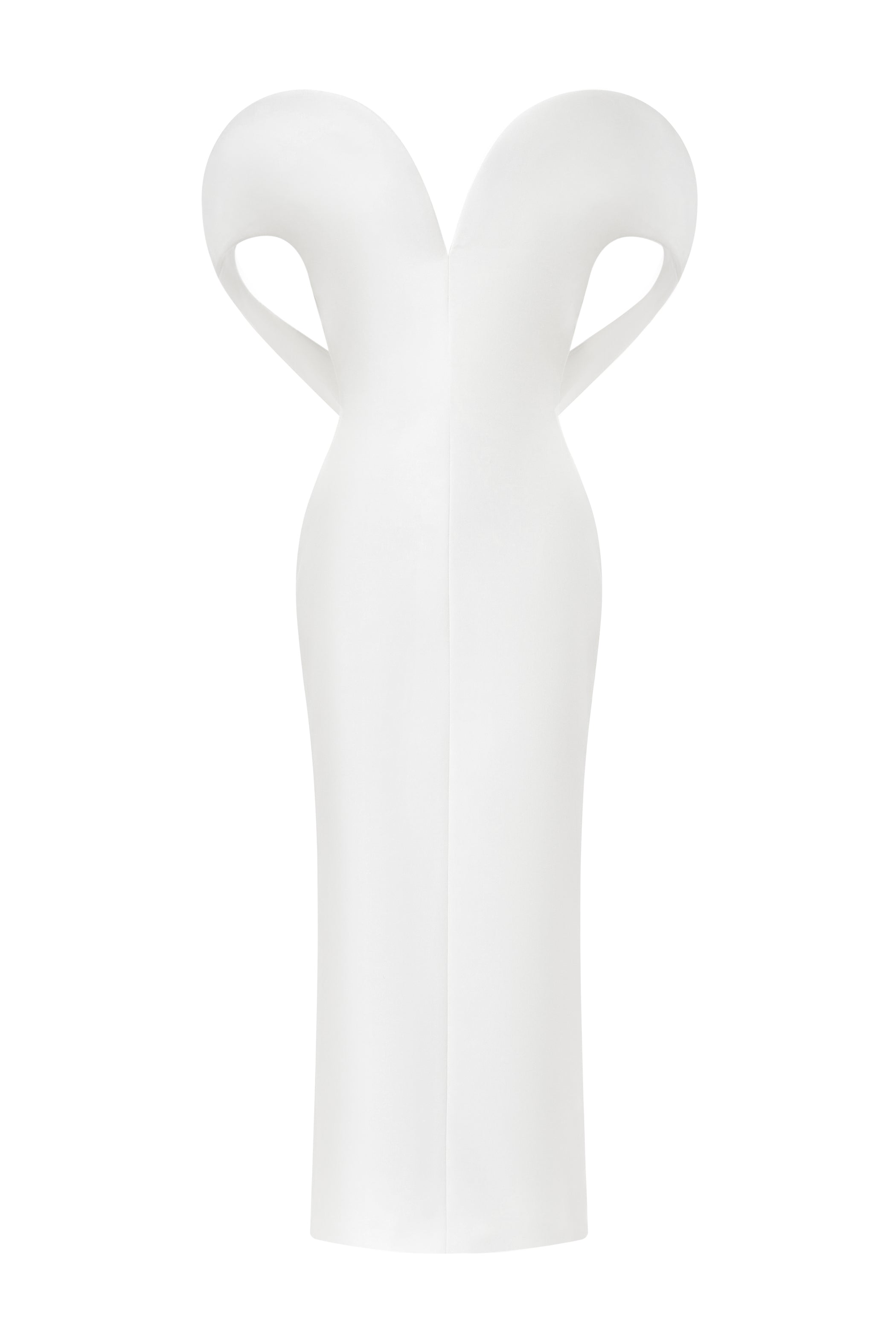 Adelynn Sheath V-Neck Twill Maxi Dress