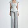 Lexi Hourglass Cap Sleeved Felt Top