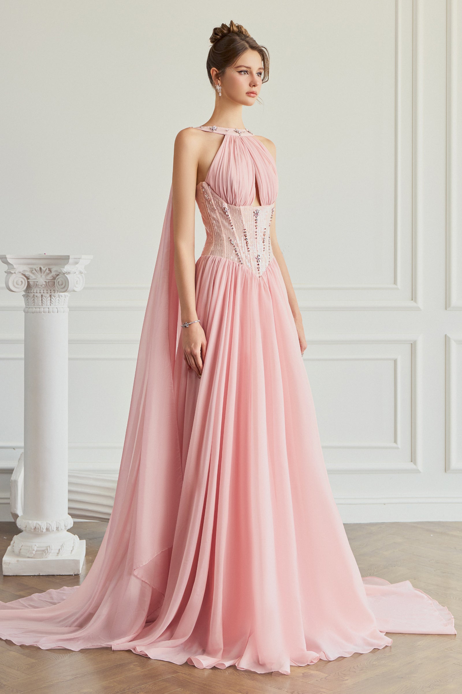 Evan Draped Cape