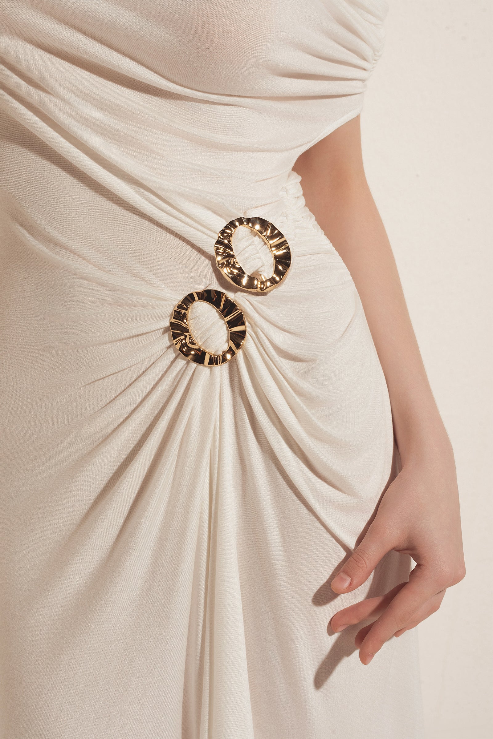Floryne Draped Mini Dress