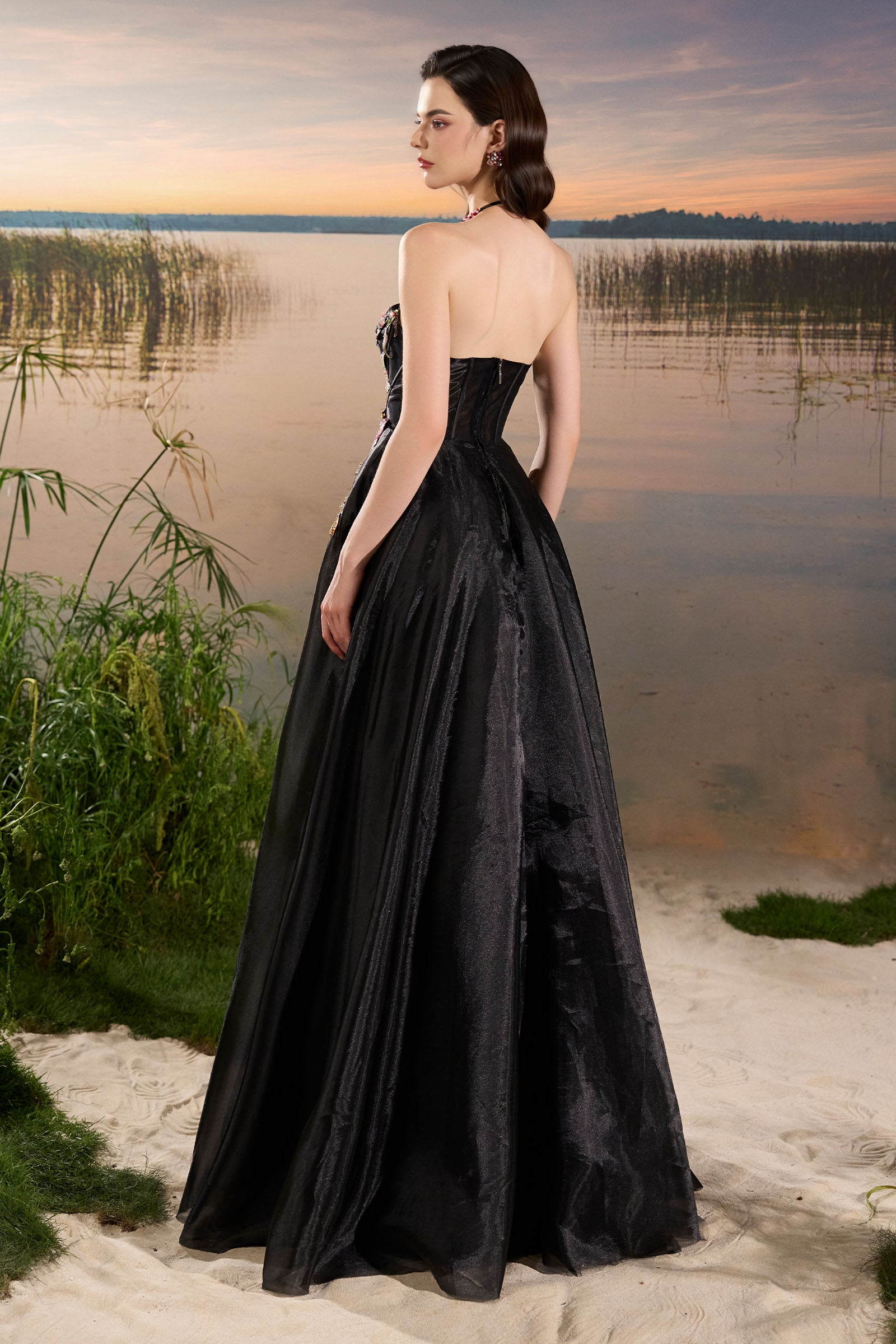 Aerin Embroidery Maxi Dress