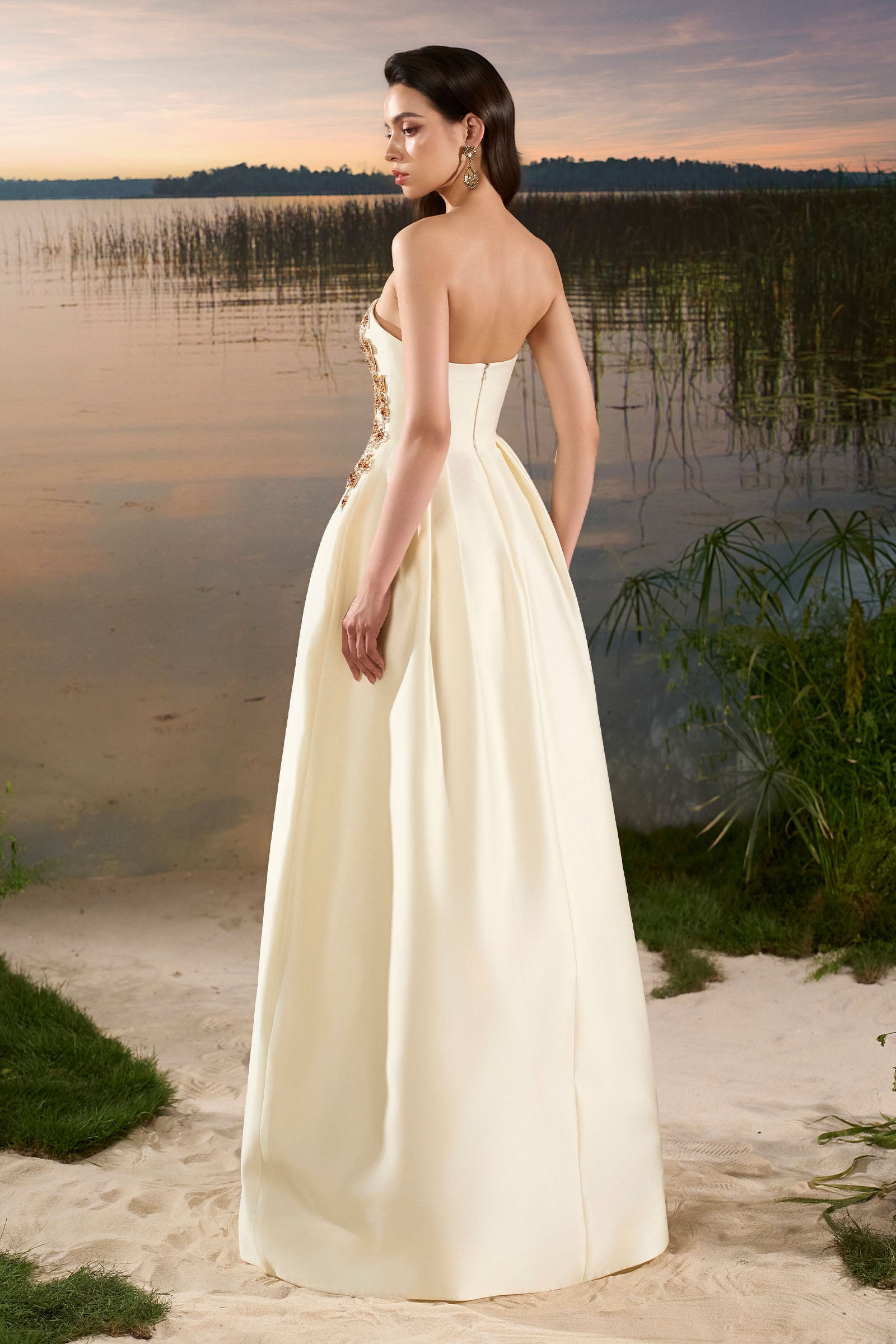Nore Embroidery Maxi Dress