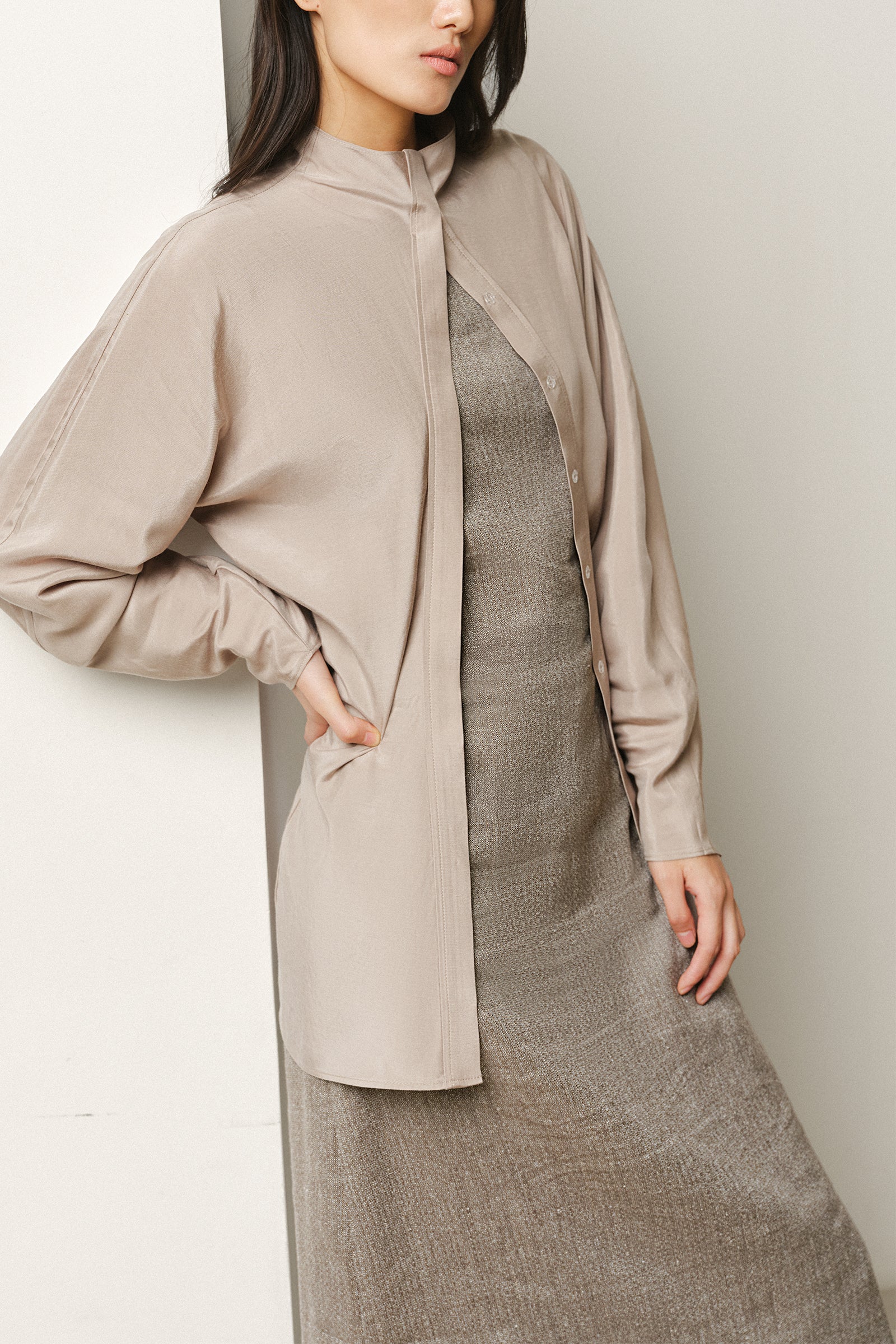 Penelope Mock Neck Shirt