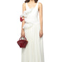 Bessie Gathered Scoop Neck Spandex Maxi Dress