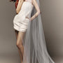 Elza Bow Organza Voile Veil