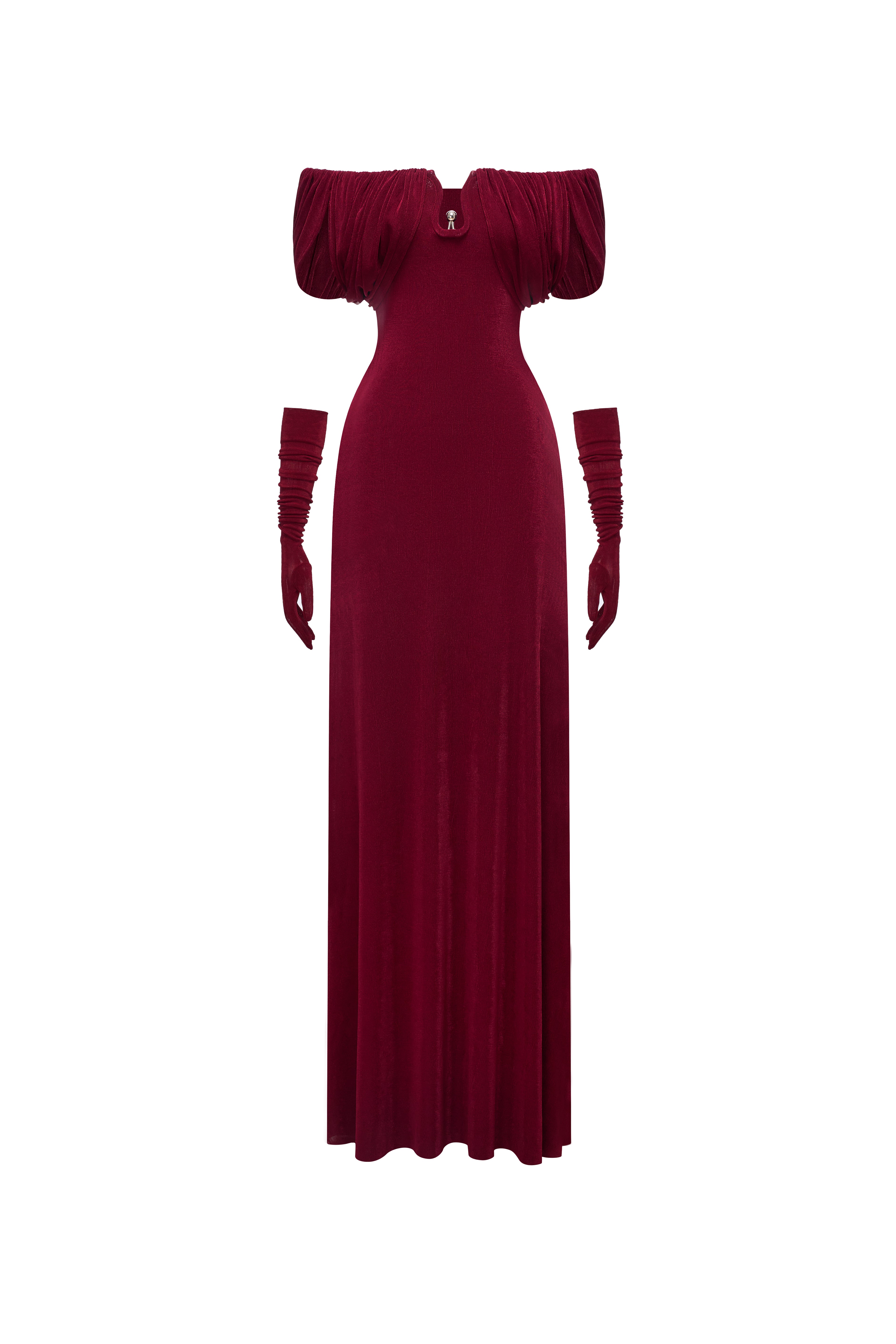 Valentine Off-Shoulder Maxi Dress