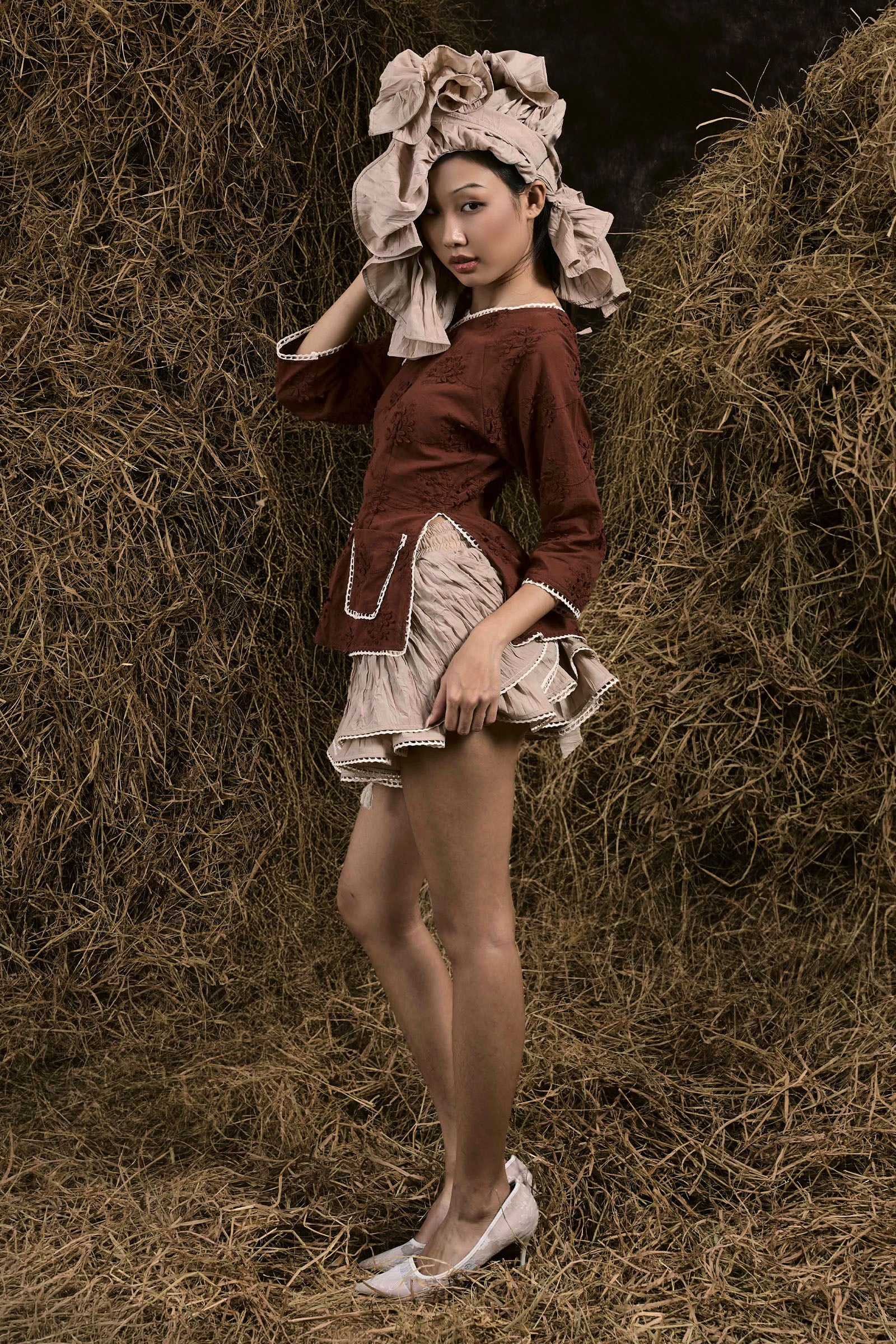 An Tinh Ruffle Skirt