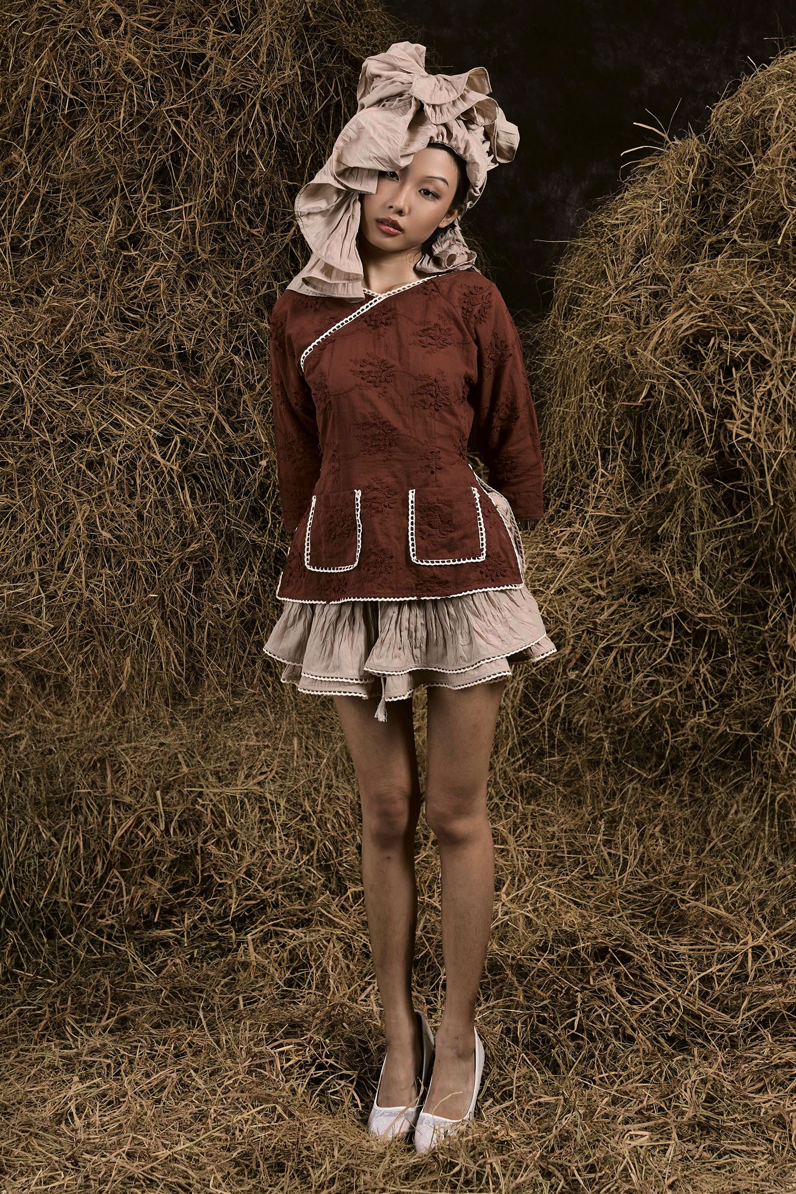 An Tinh Ruffle Skirt