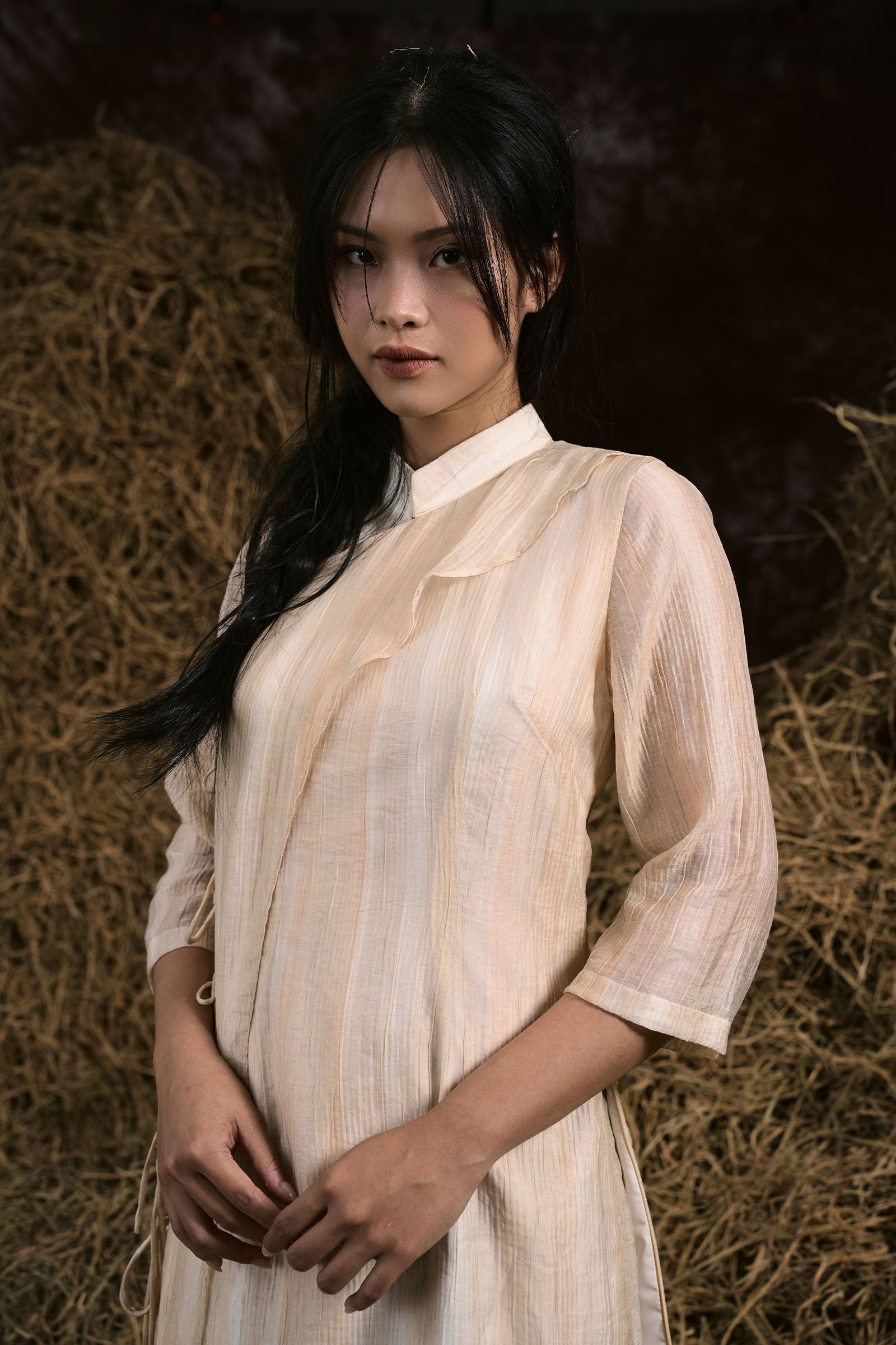 Vac Sanh Mandarin Ao Dai