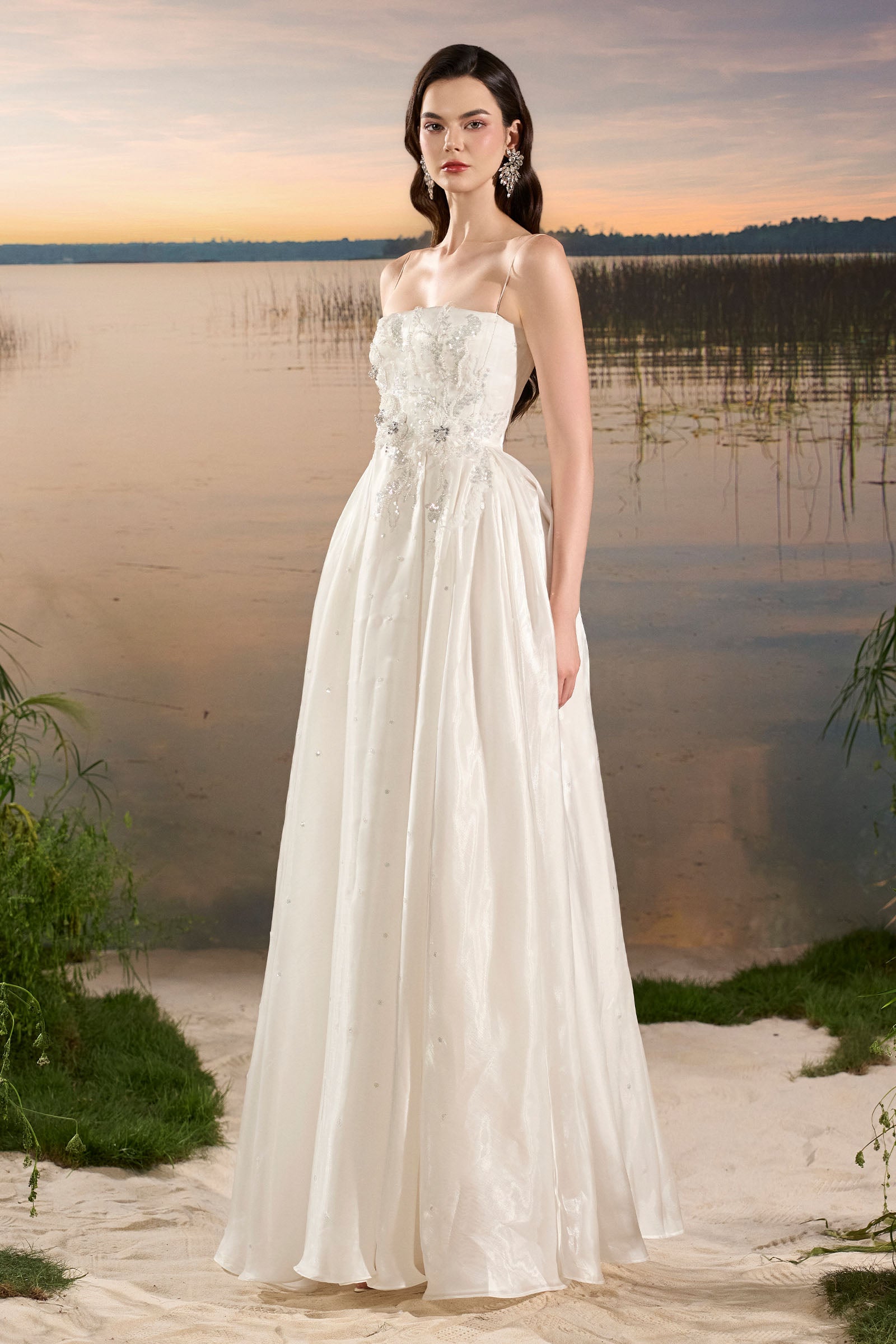 Aelia Sequin Maxi Dress