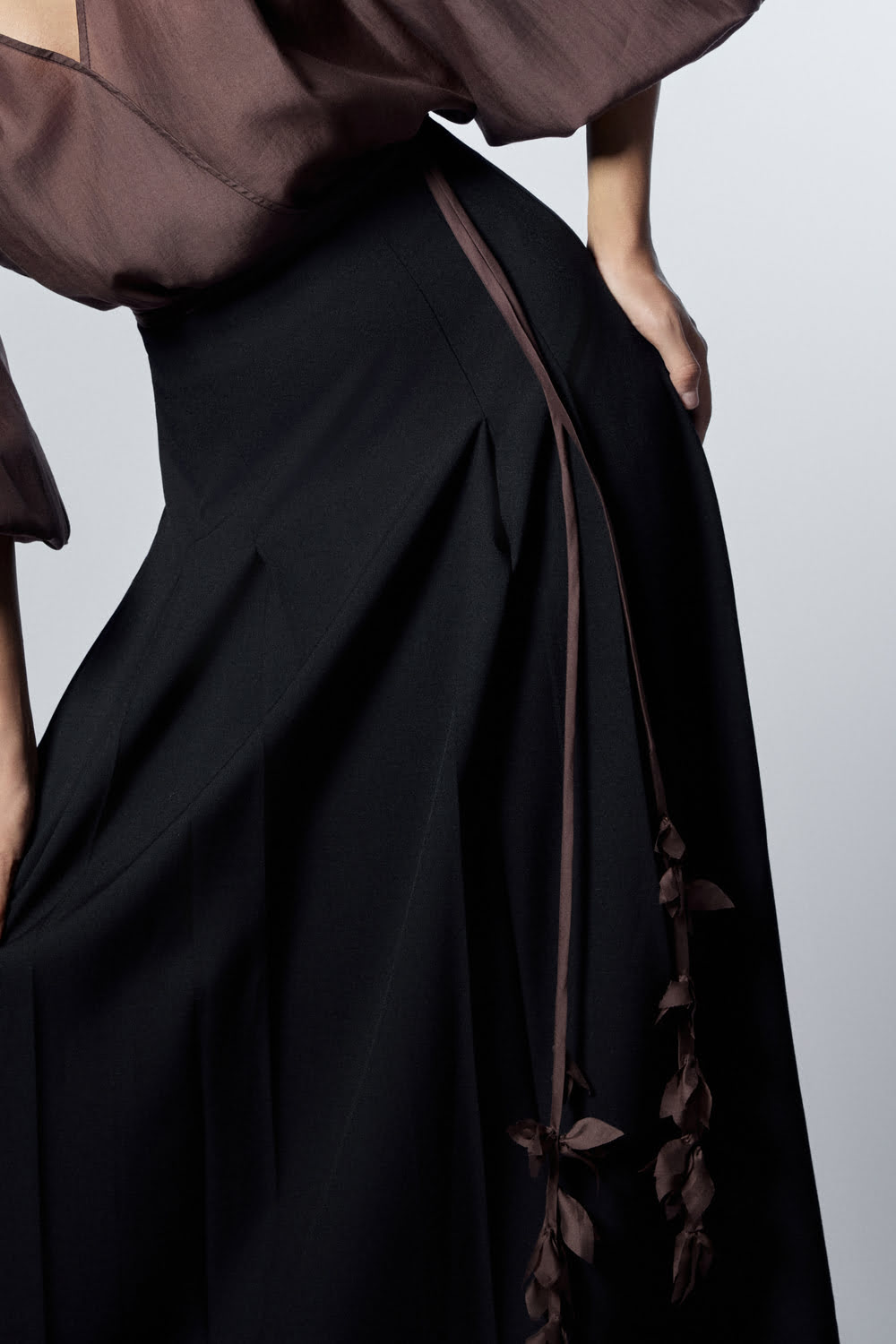 Nina Floral Rayon Blend Belt