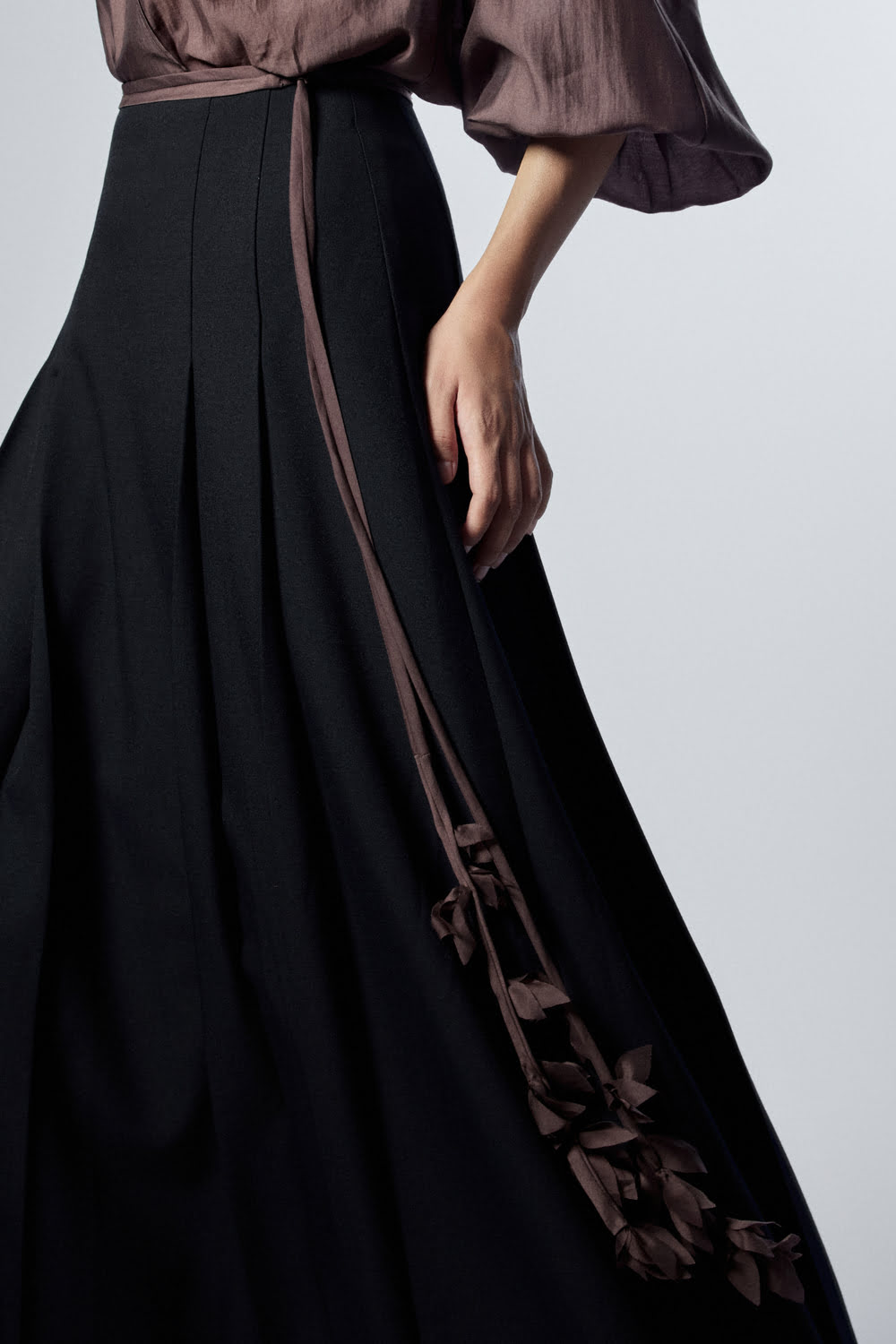 Nina Floral Rayon Blend Belt