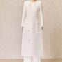 Balie A-line Long Sleeved Taffeta Calf Length Ao Dai