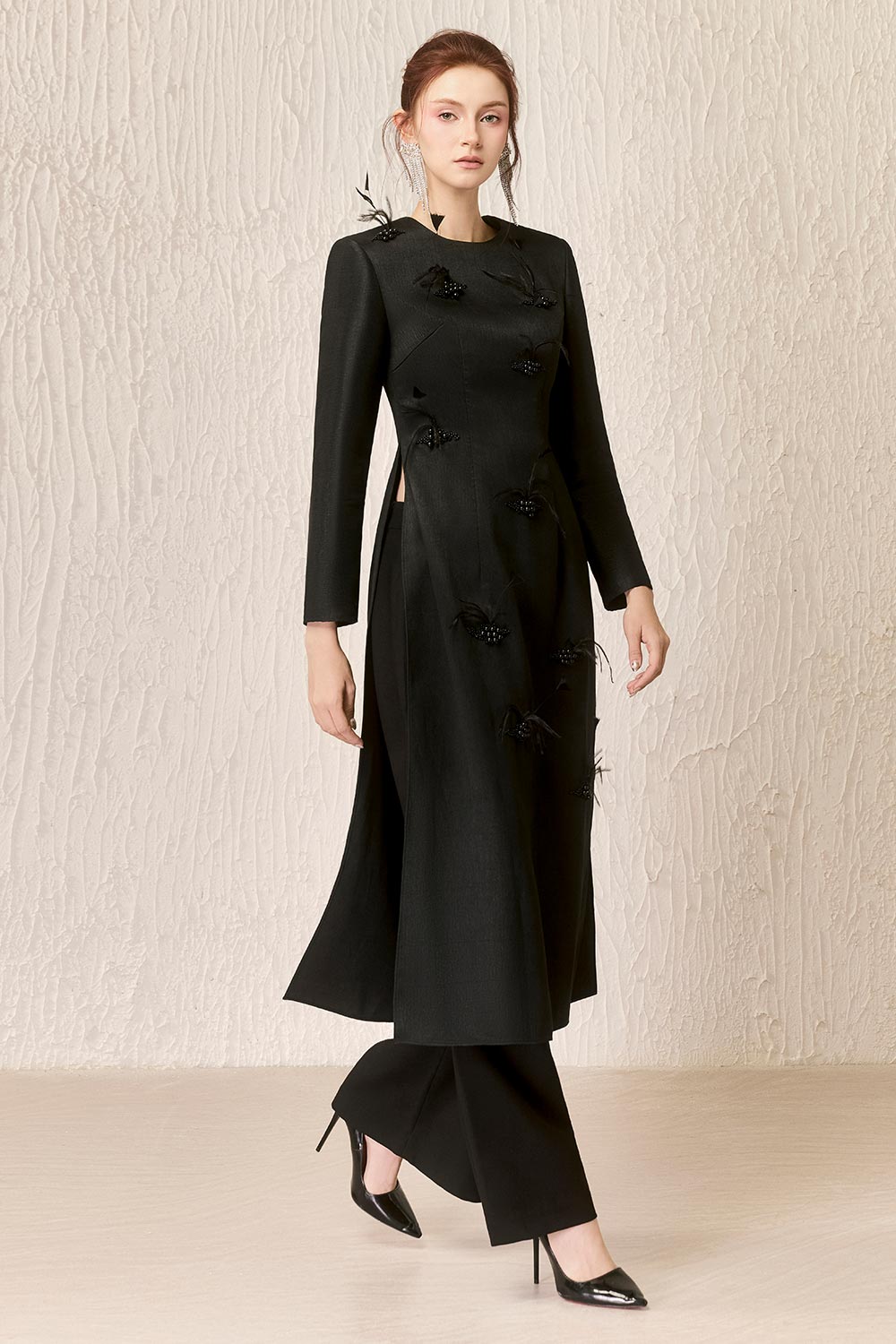 Jane Straight Basic Cotton Blend Ankle Length Pants