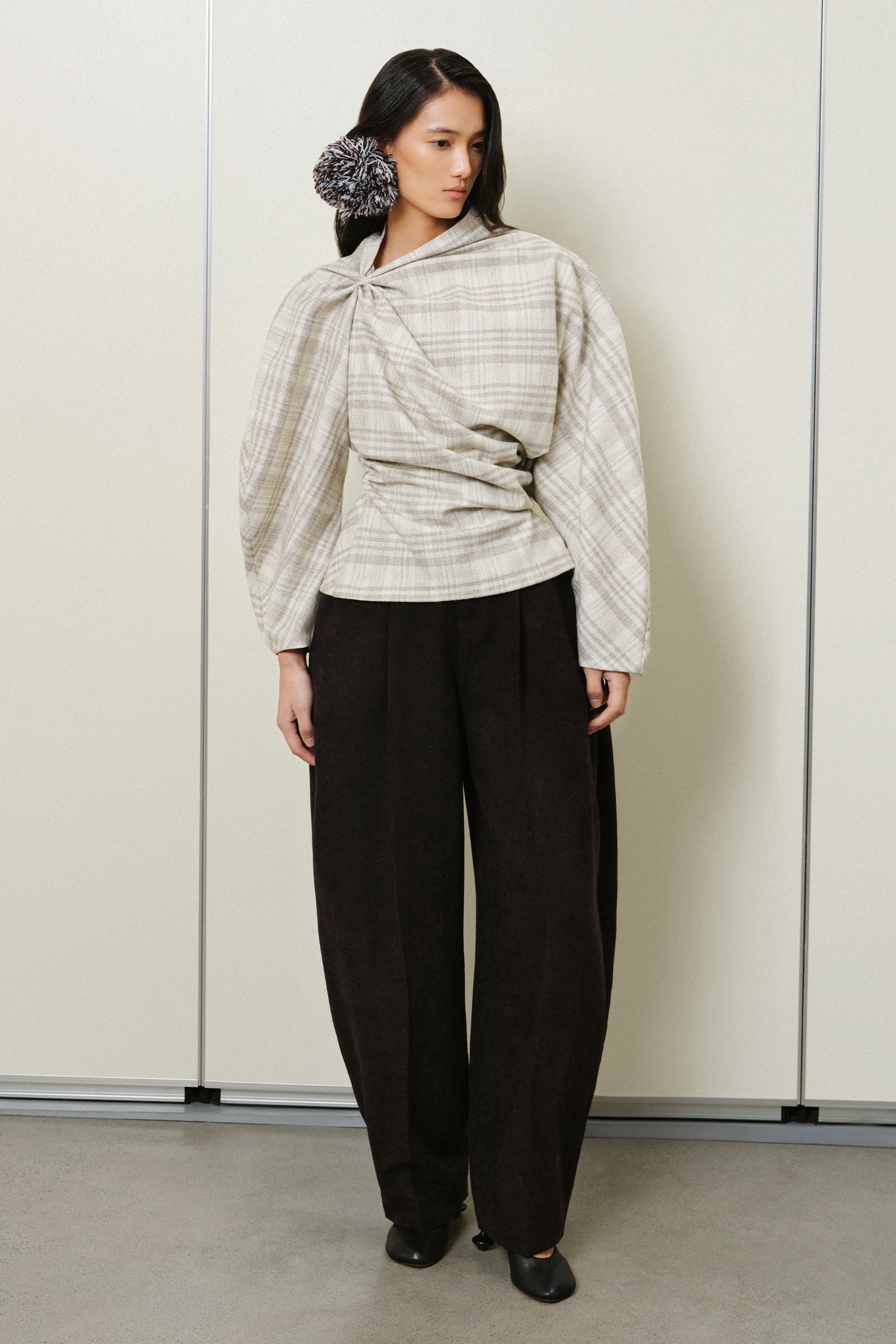 Sylvia Asymmetric Neck Top