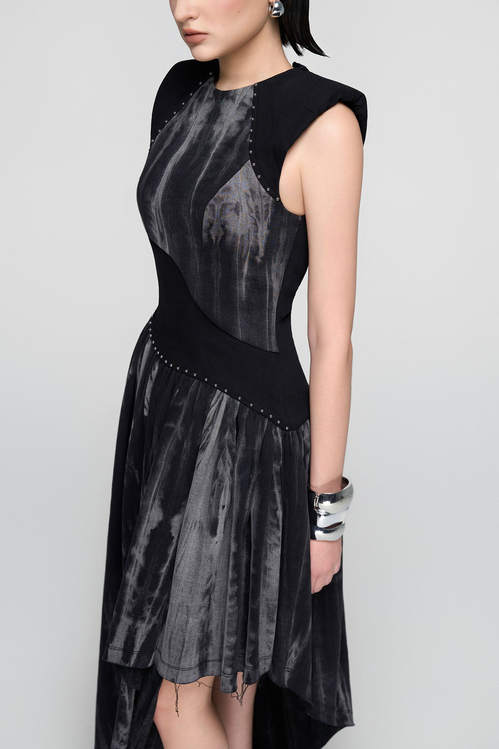 Velum Asymmetric Maxi Dress