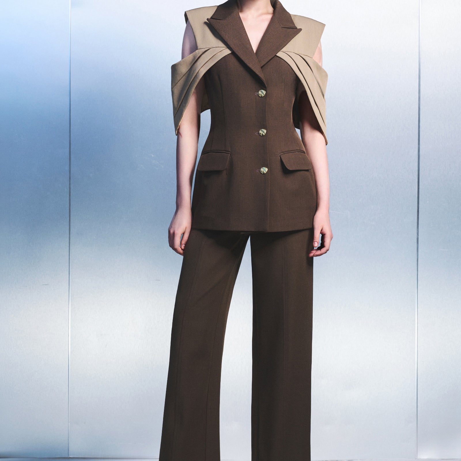 Echo Draped Blazer