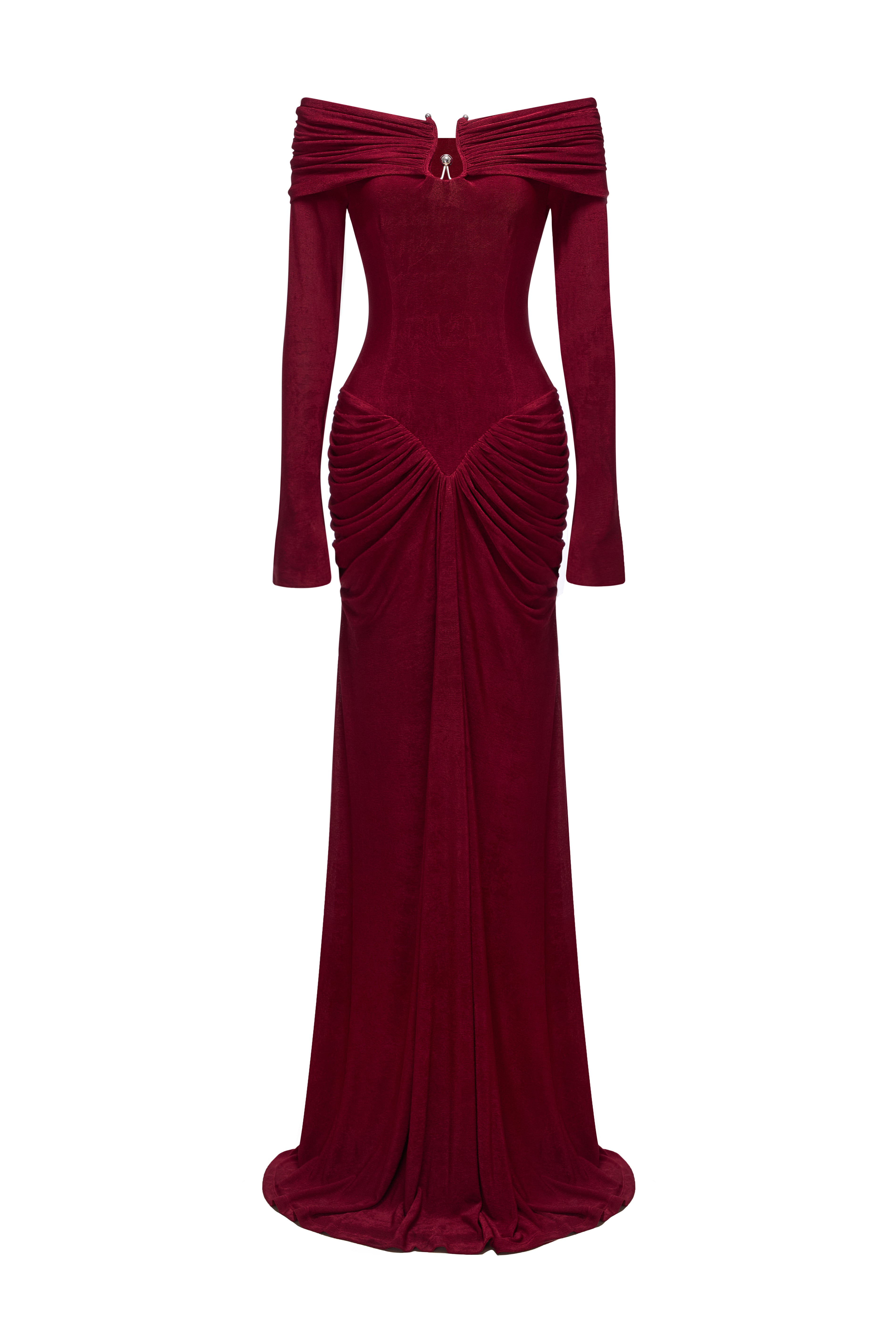 Athena Off-Shoulder Maxi Dress