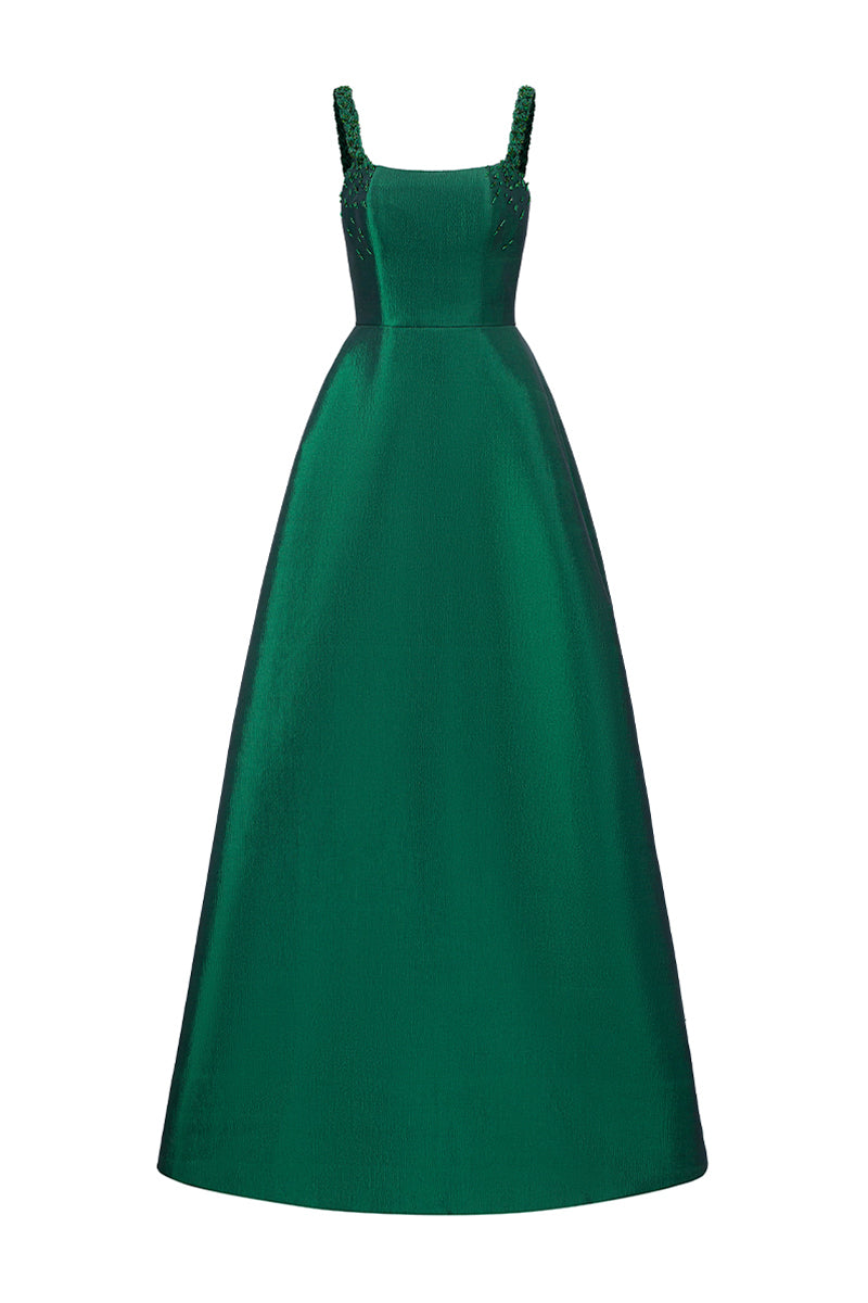 Ysolde Square Neck Maxi Dress
