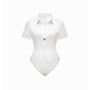 Camille Collared Button Bodysuit