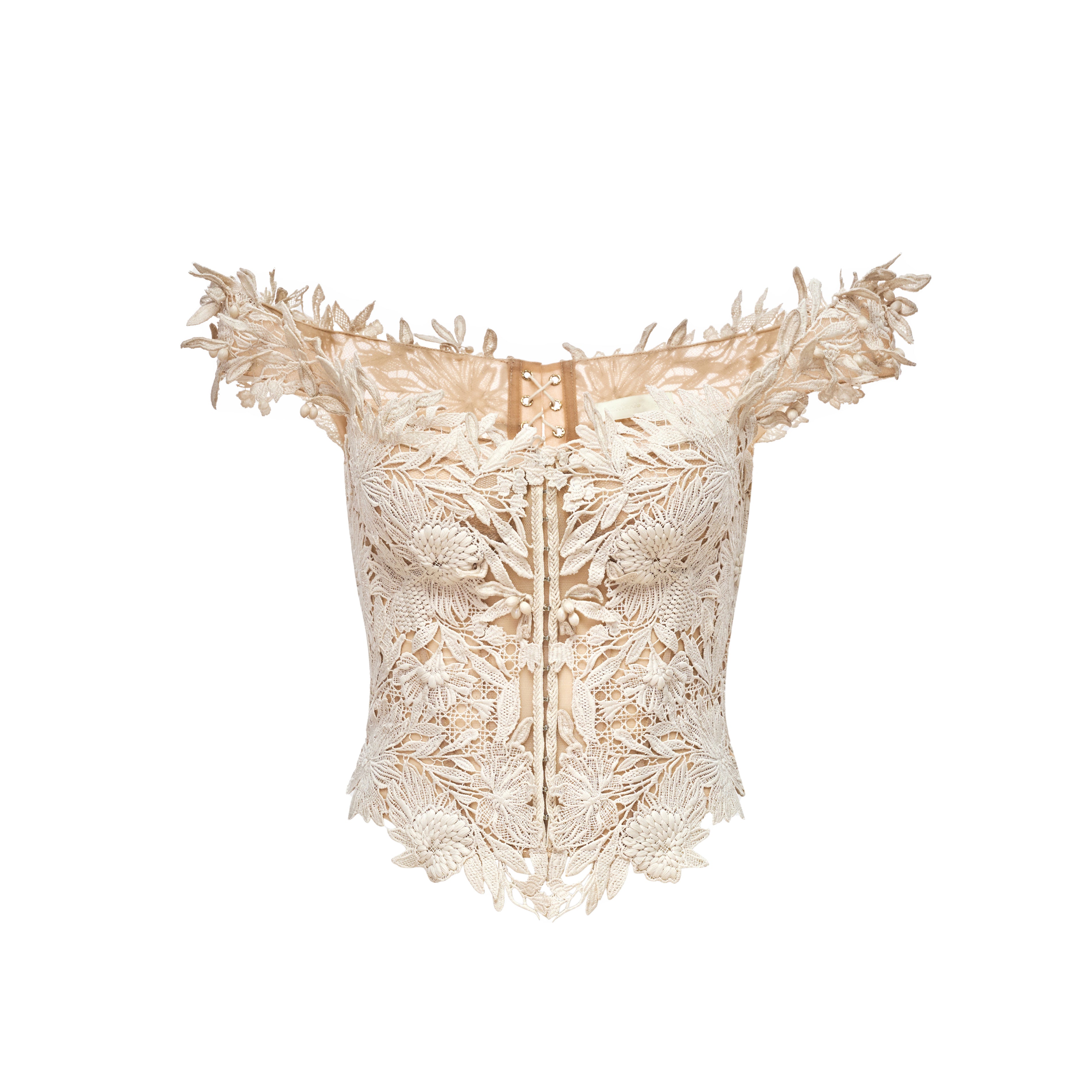 Alba Off-Shoulder Applique Top