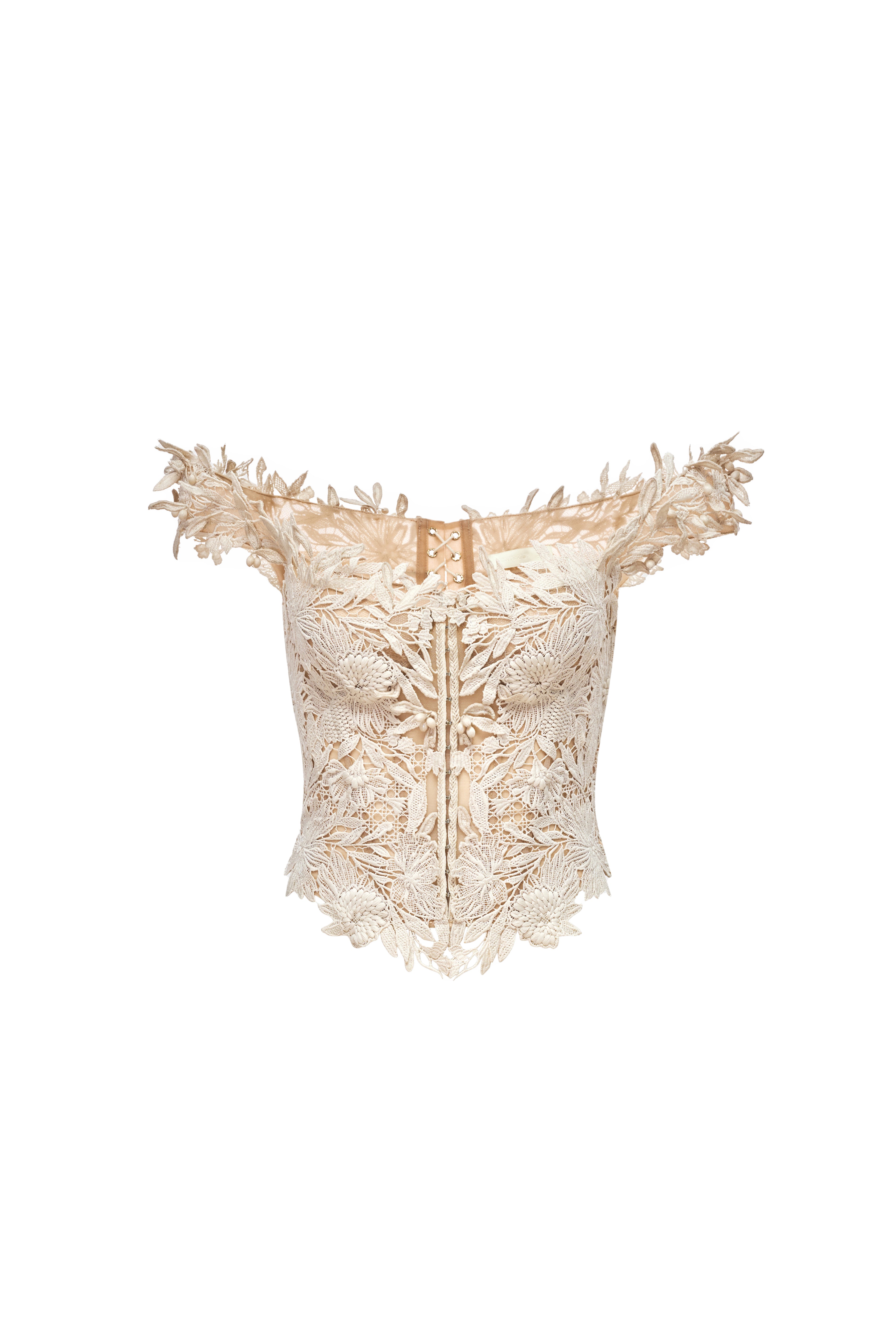 Alba Off-Shoulder Applique Top