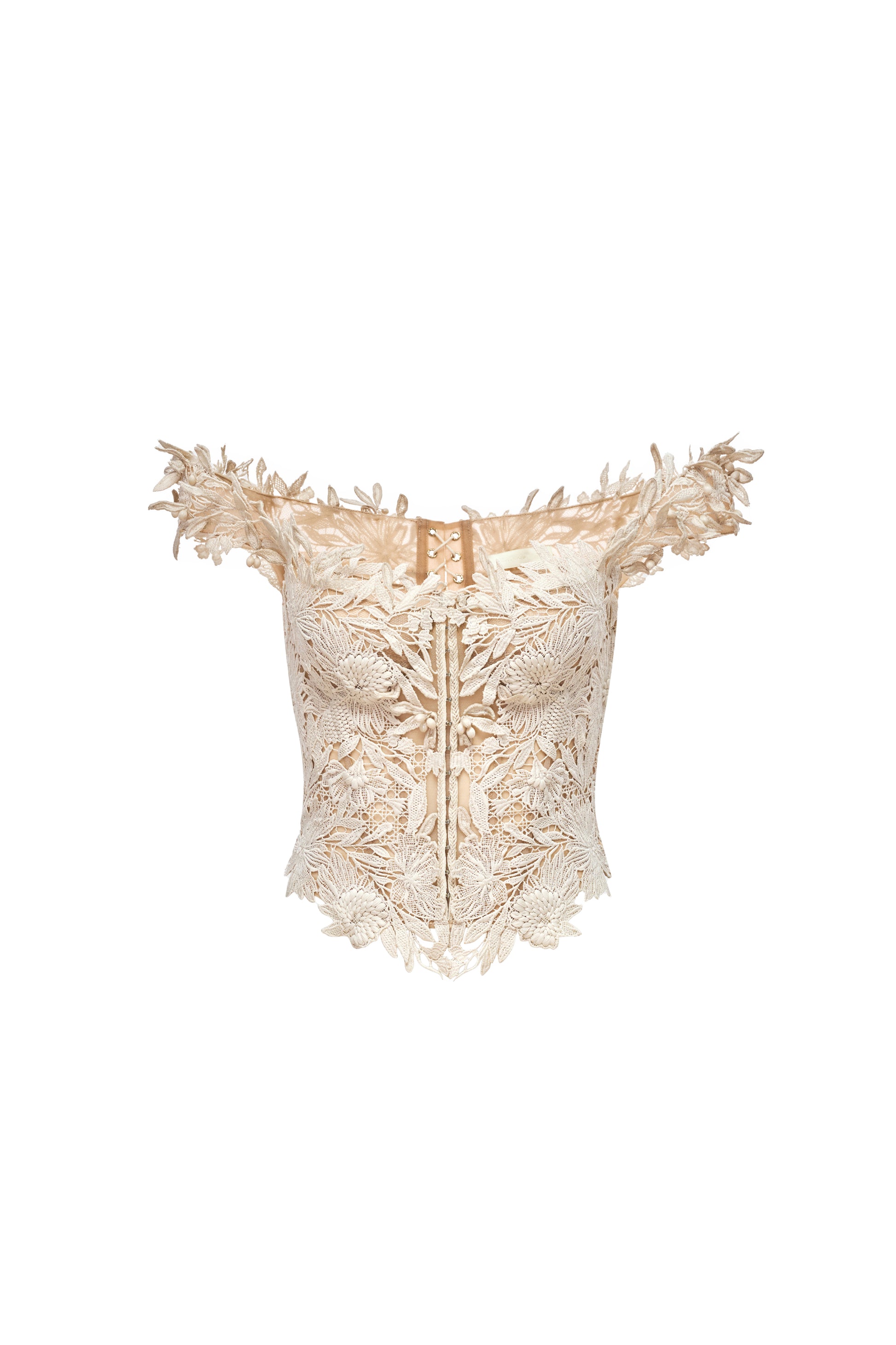 Alba Off-Shoulder Applique Top