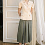 Haze Sheath Flap Pocket Twill Blazer