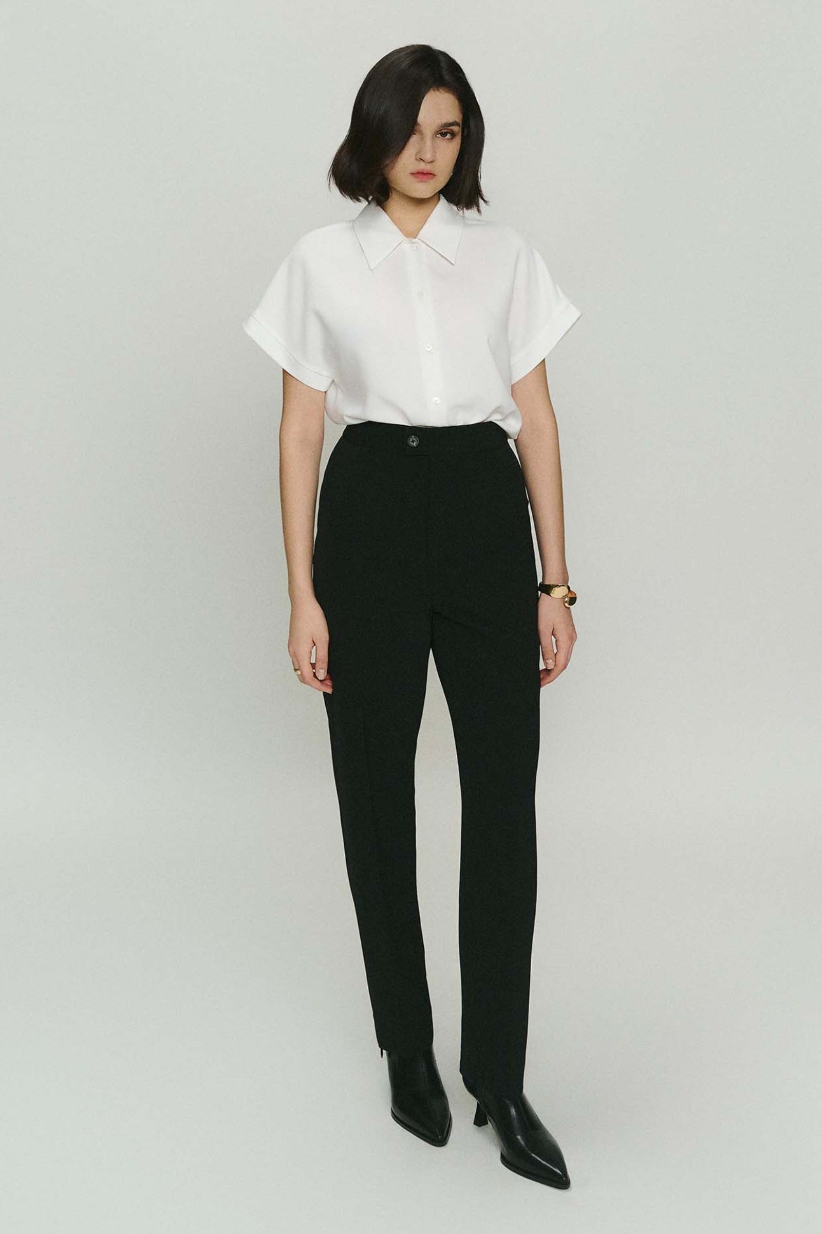 Cyan Straight Pants