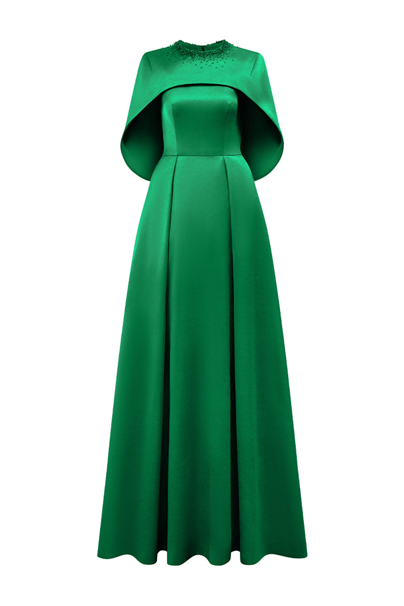 Women's Shay Bead Maxi Dress XS/S/M/L/XL/XXL/Customize Light Lilac/Pastel Pink/Fiery Red/Emerald MEAN BLVD Emerald / Customize Women's Shay Bead Maxi Dress XS/S/M/L/XL/XXL/Customize Light Lilac/Pastel Pink/Fiery Red/Emerald MEAN BLVD Emerald / Customize