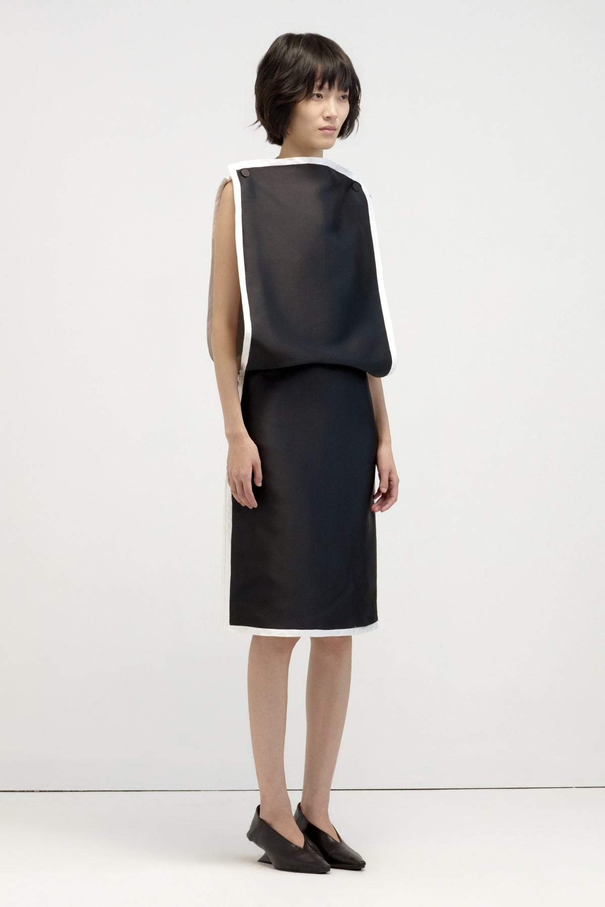 Romie High Neck Midi Dress