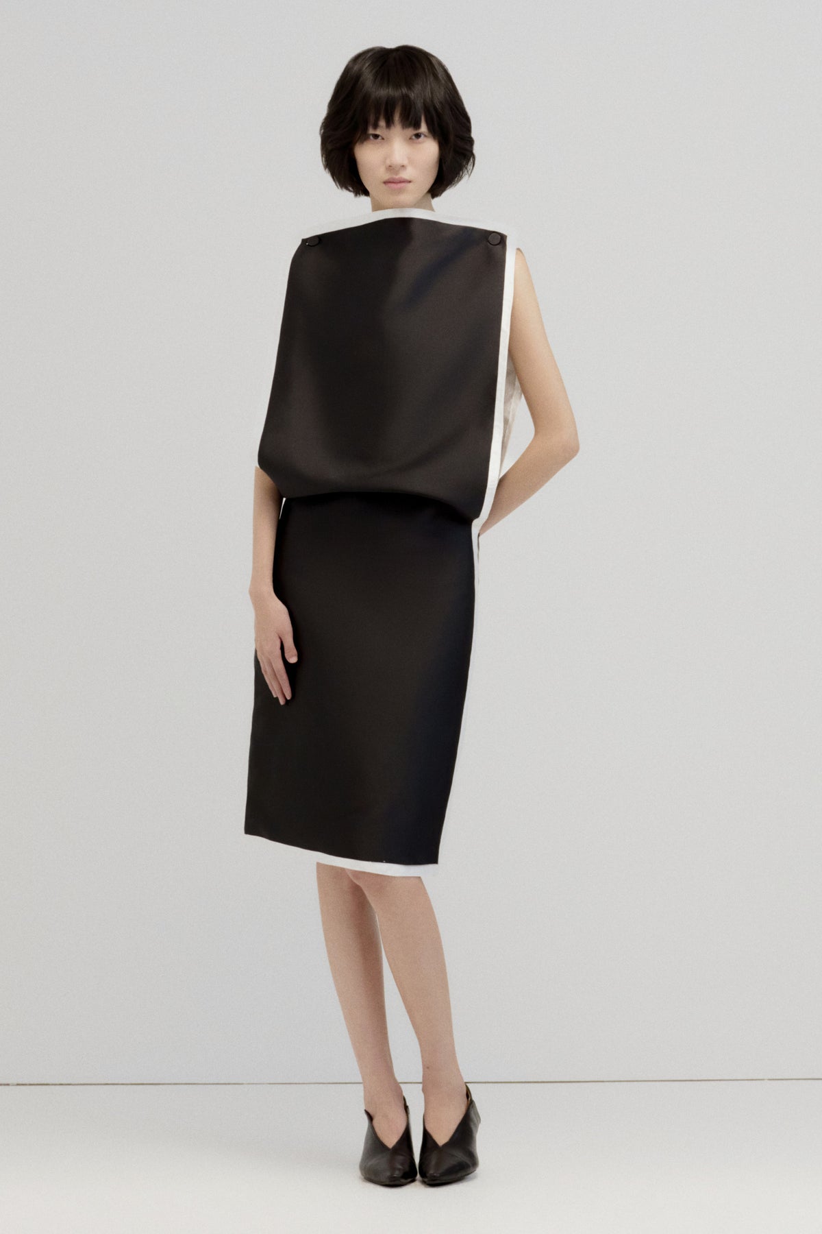 Romie High Neck Midi Dress