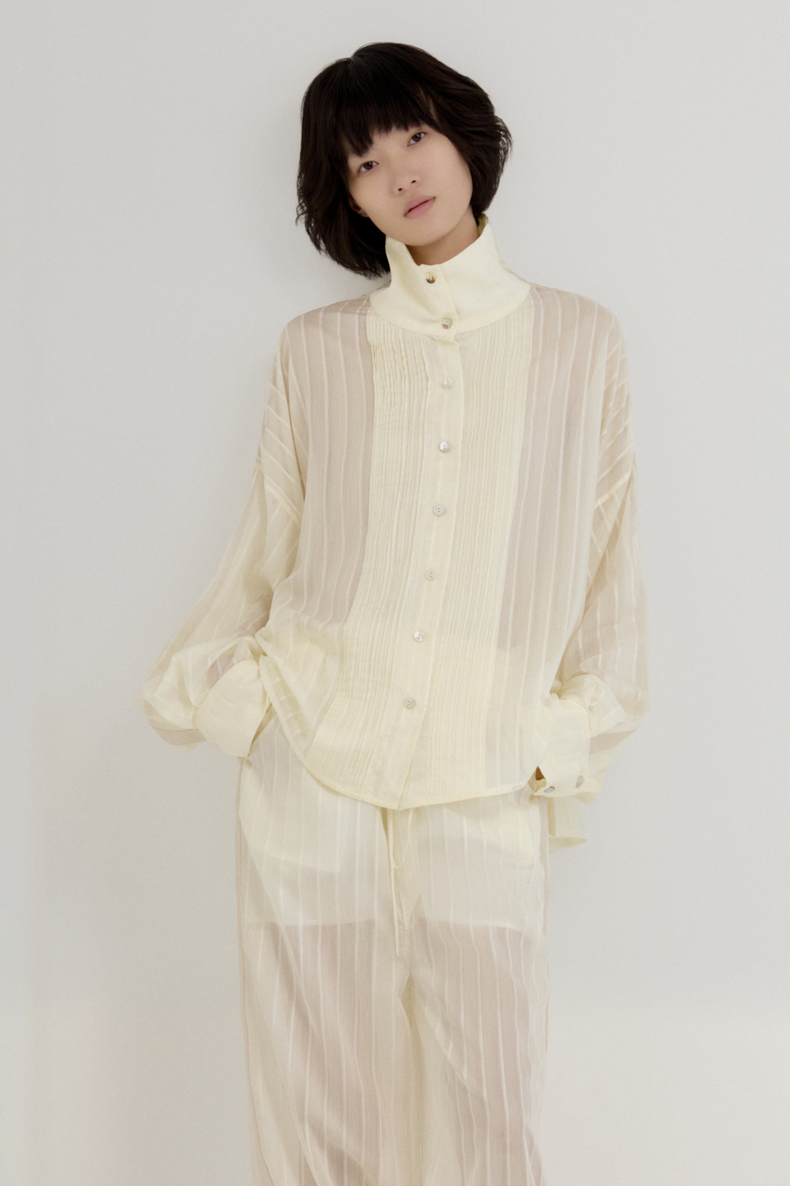 Erys Pin Tuck Shirt