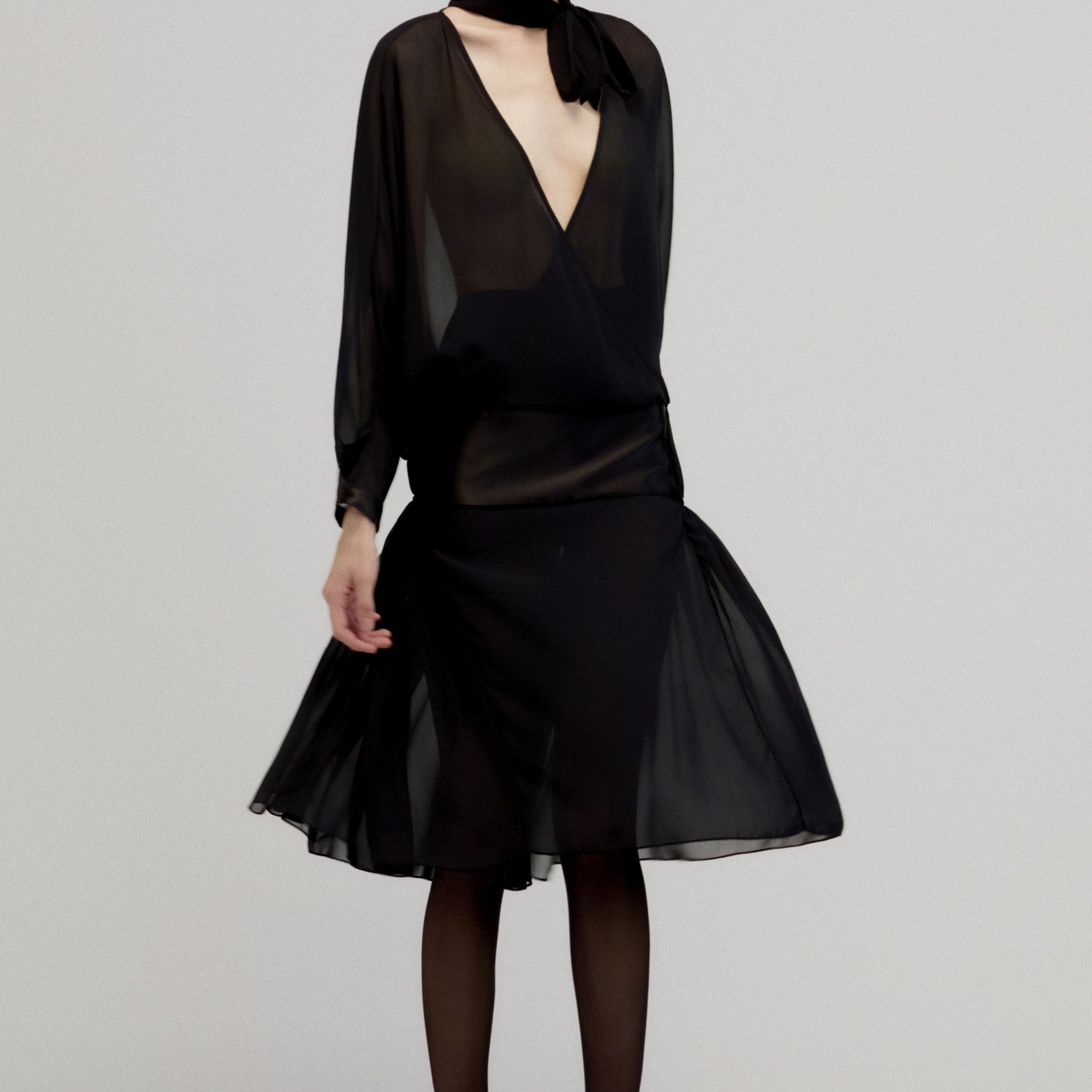 Jenner Tie Midi Dress