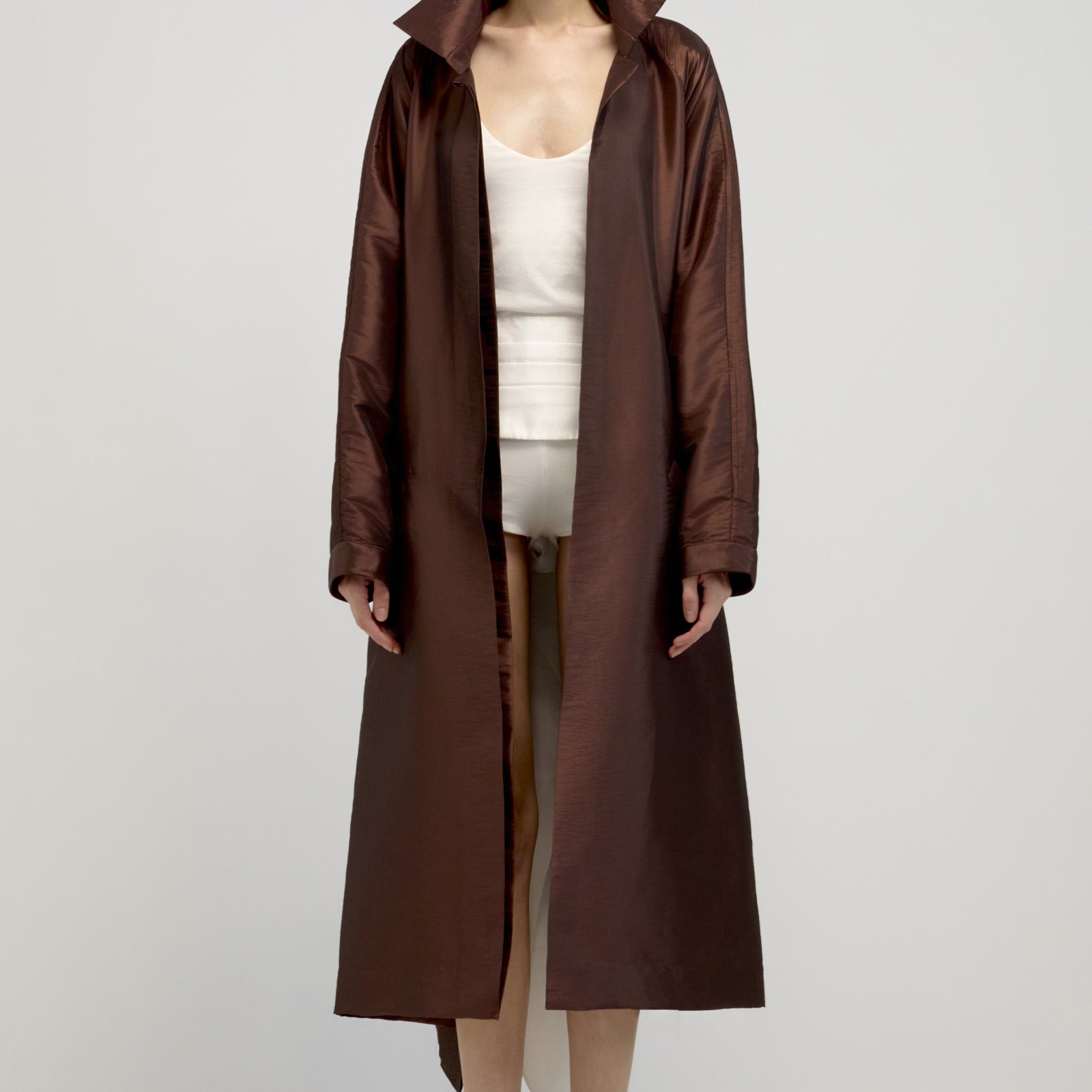 Tabi Collared Trench Coat