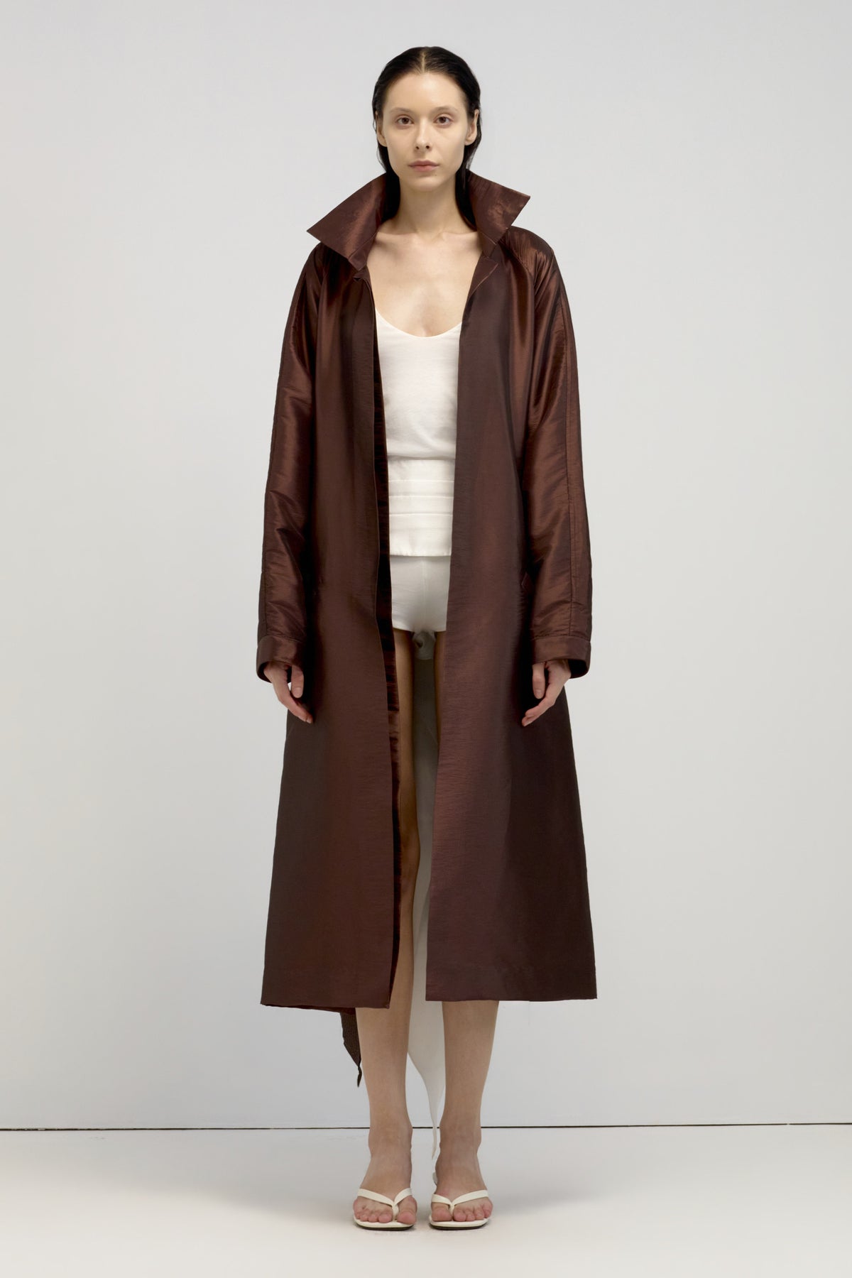 Tabi Collared Trench Coat