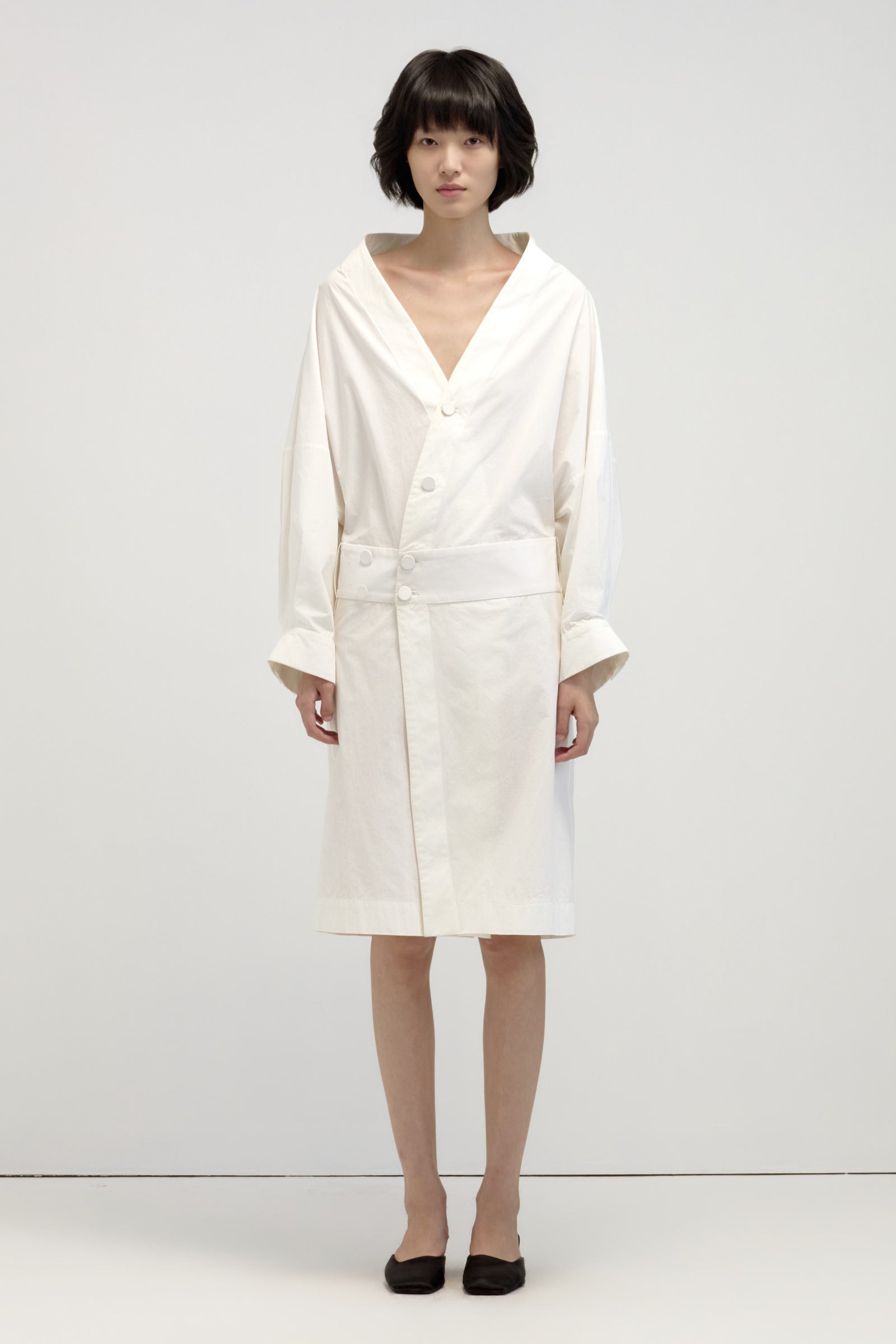 Linis V-Neck Midi Dress
