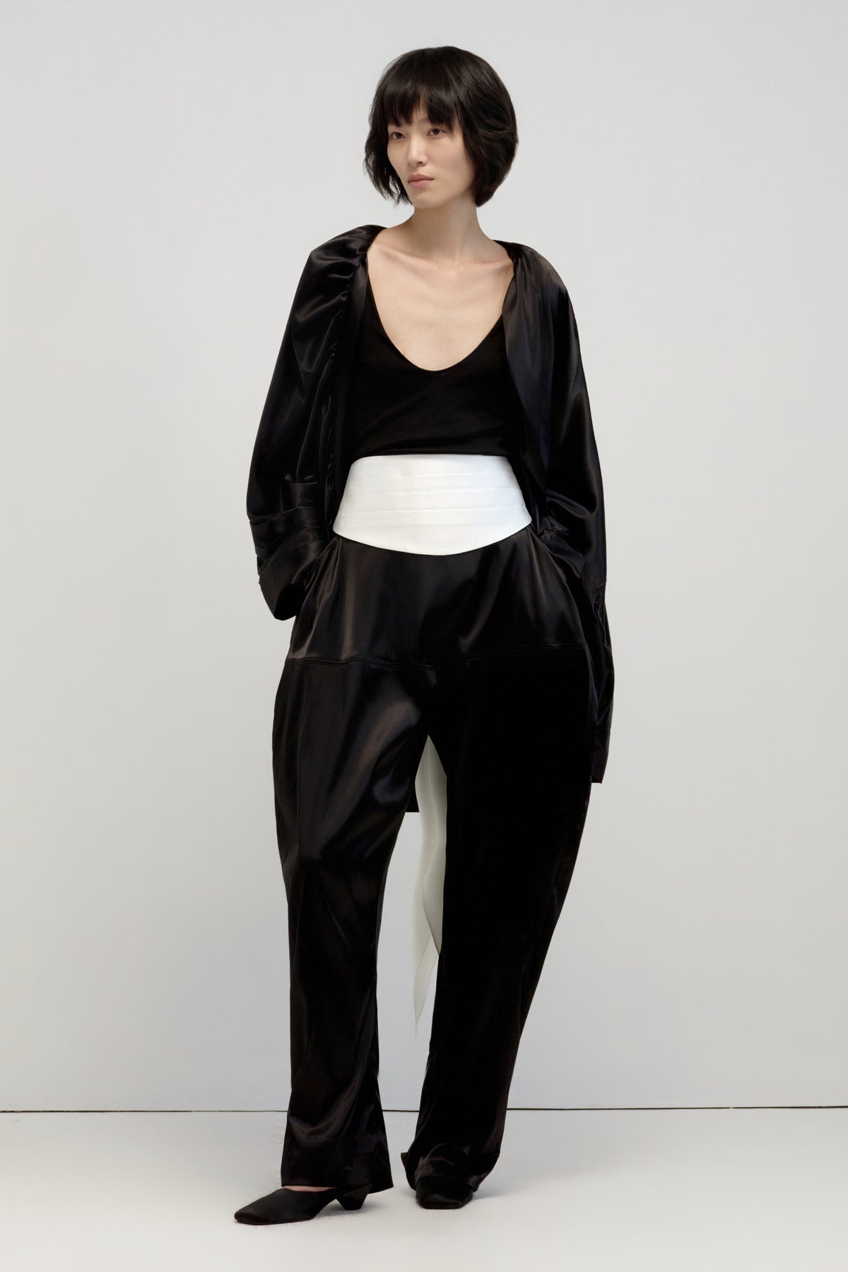 Noir Batwing Sleeve Jacket