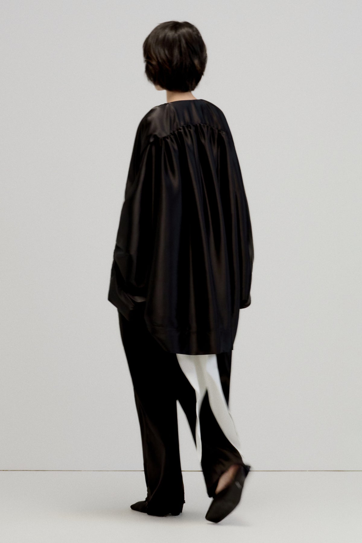 Noir Batwing Sleeve Jacket