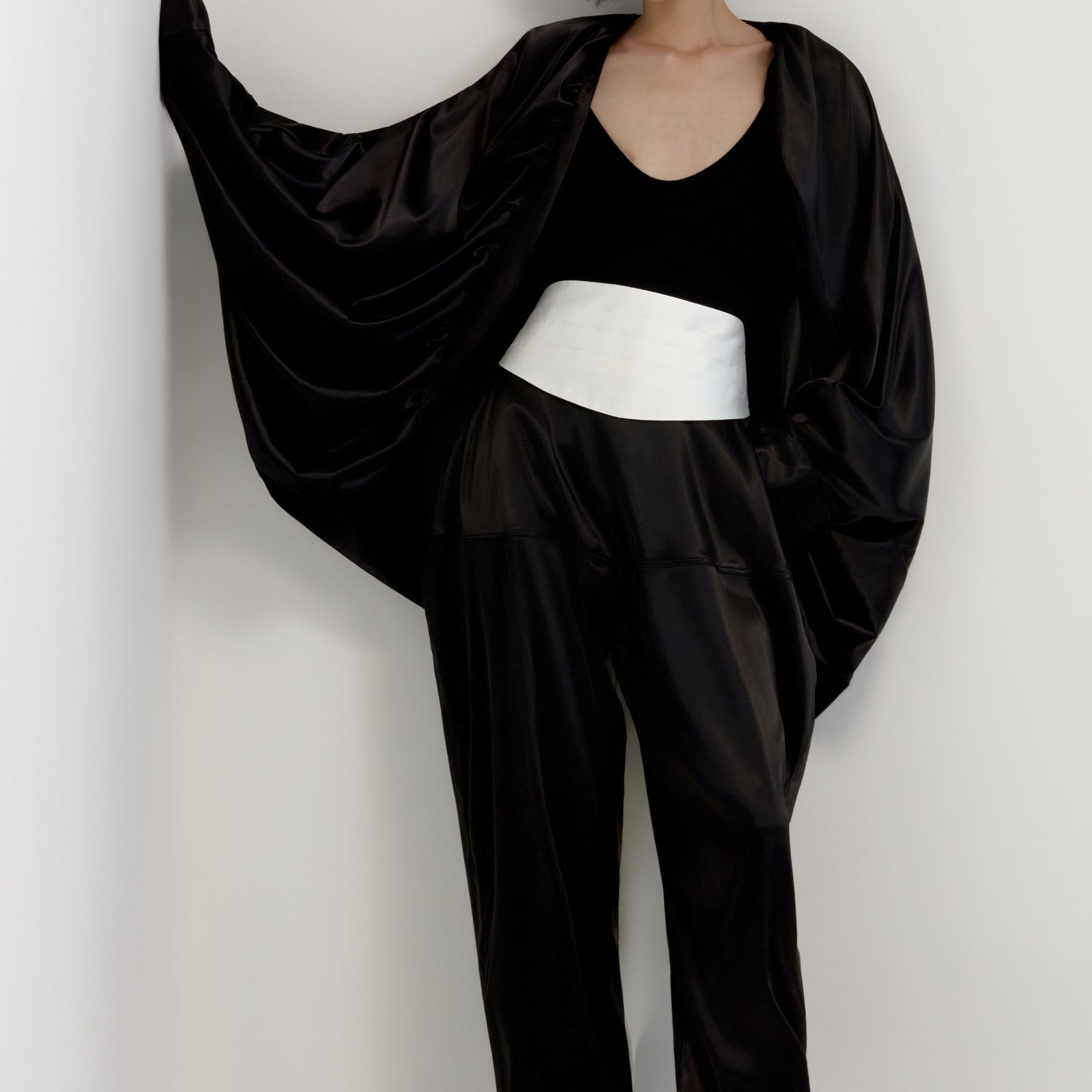 Noir Batwing Sleeve Jacket