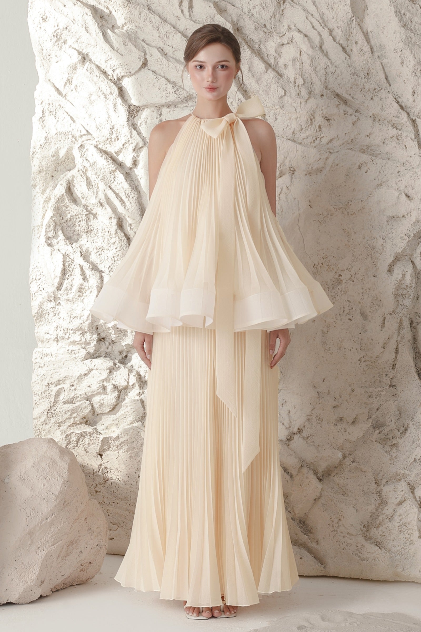 Alina Pleated Top