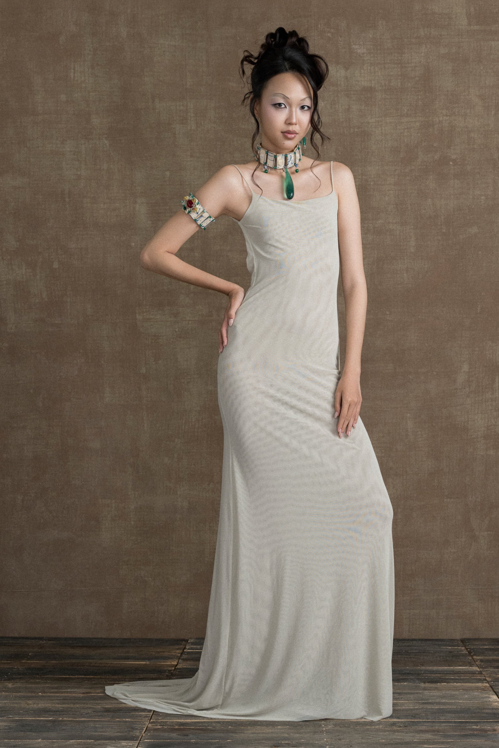La Prière Sheath Maxi Dress