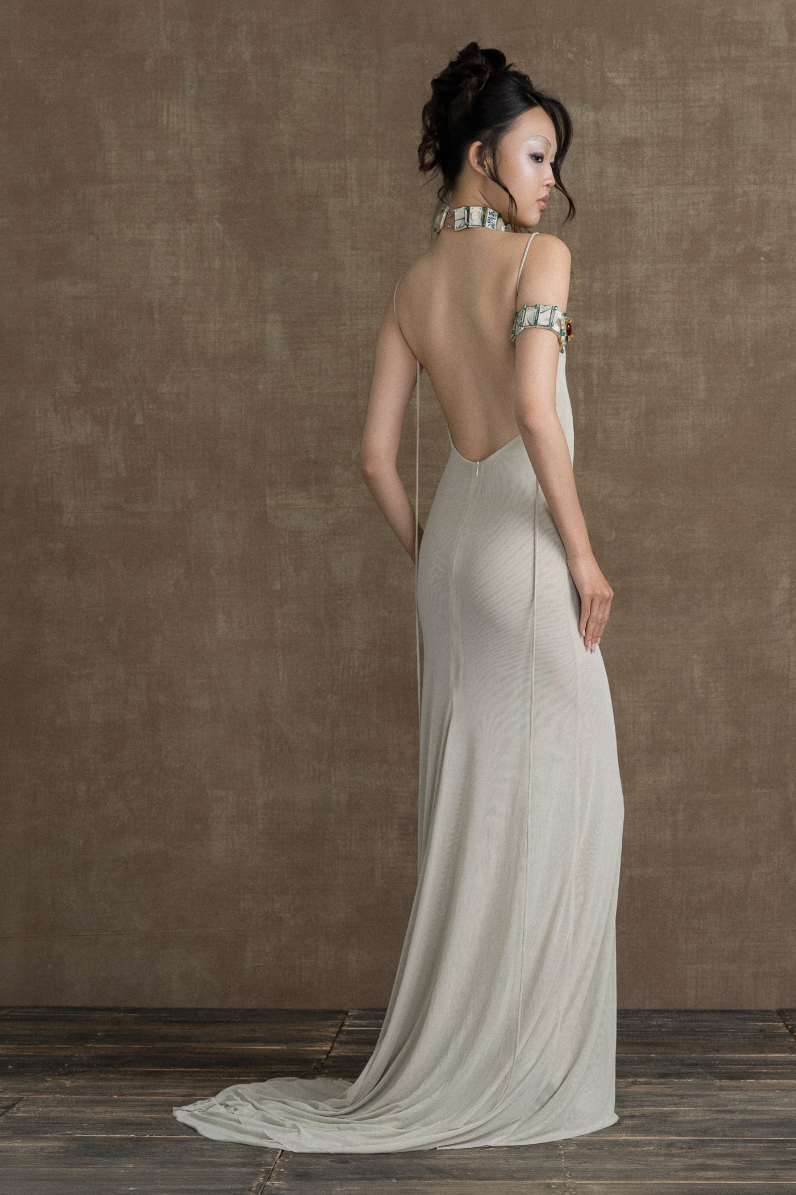 La Prière Sheath Maxi Dress