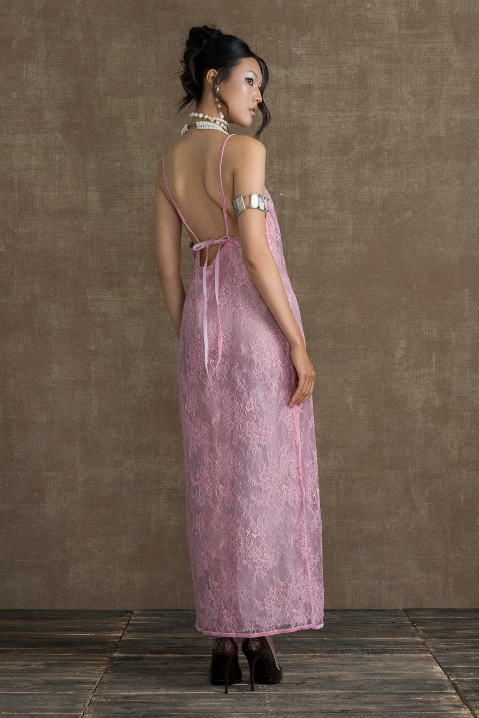 Mademoiselle Applique Maxi Dress